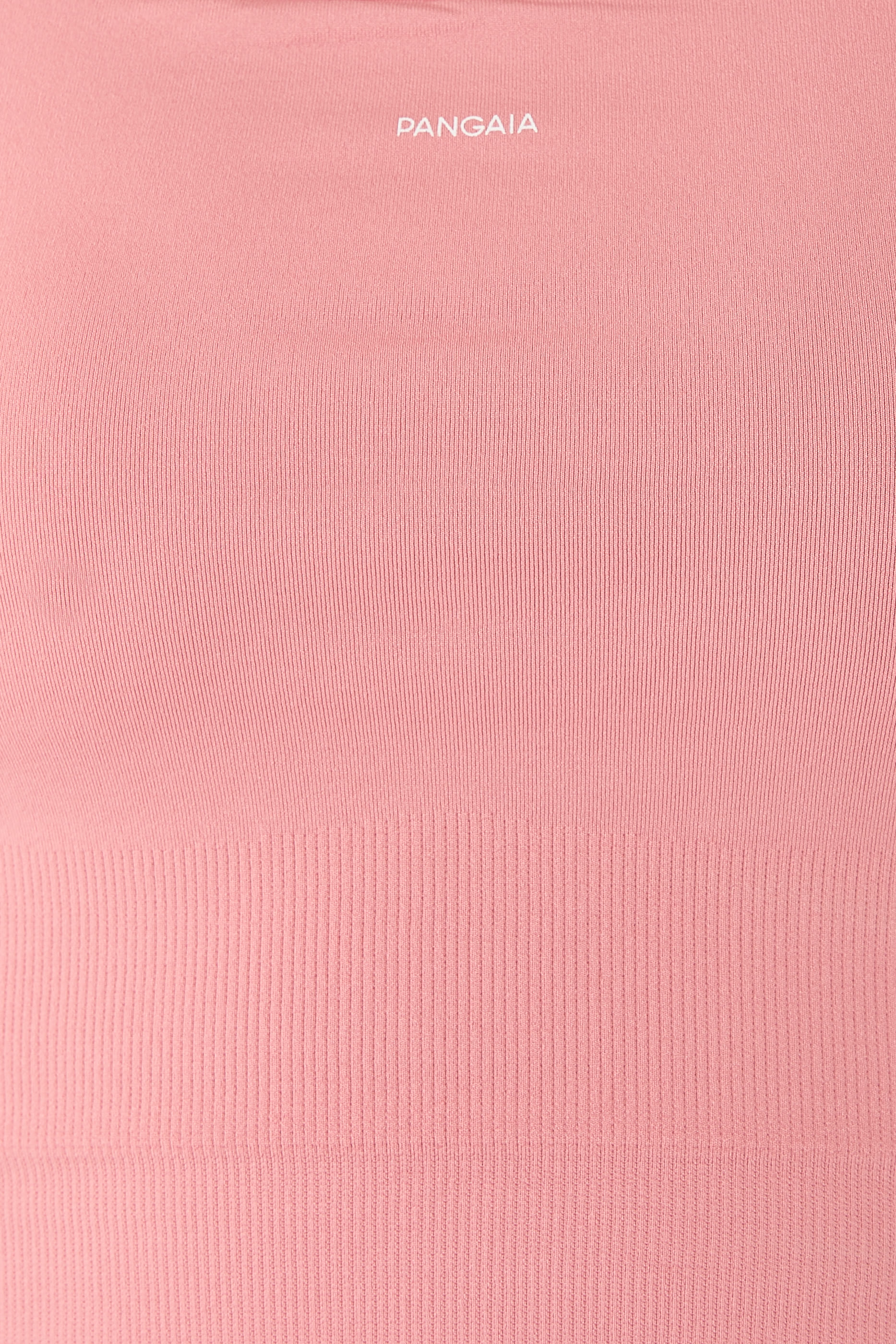 بلوزة بلا أكمام بتصميم ضاغط خامات نباتية مطاطية ومضلعة