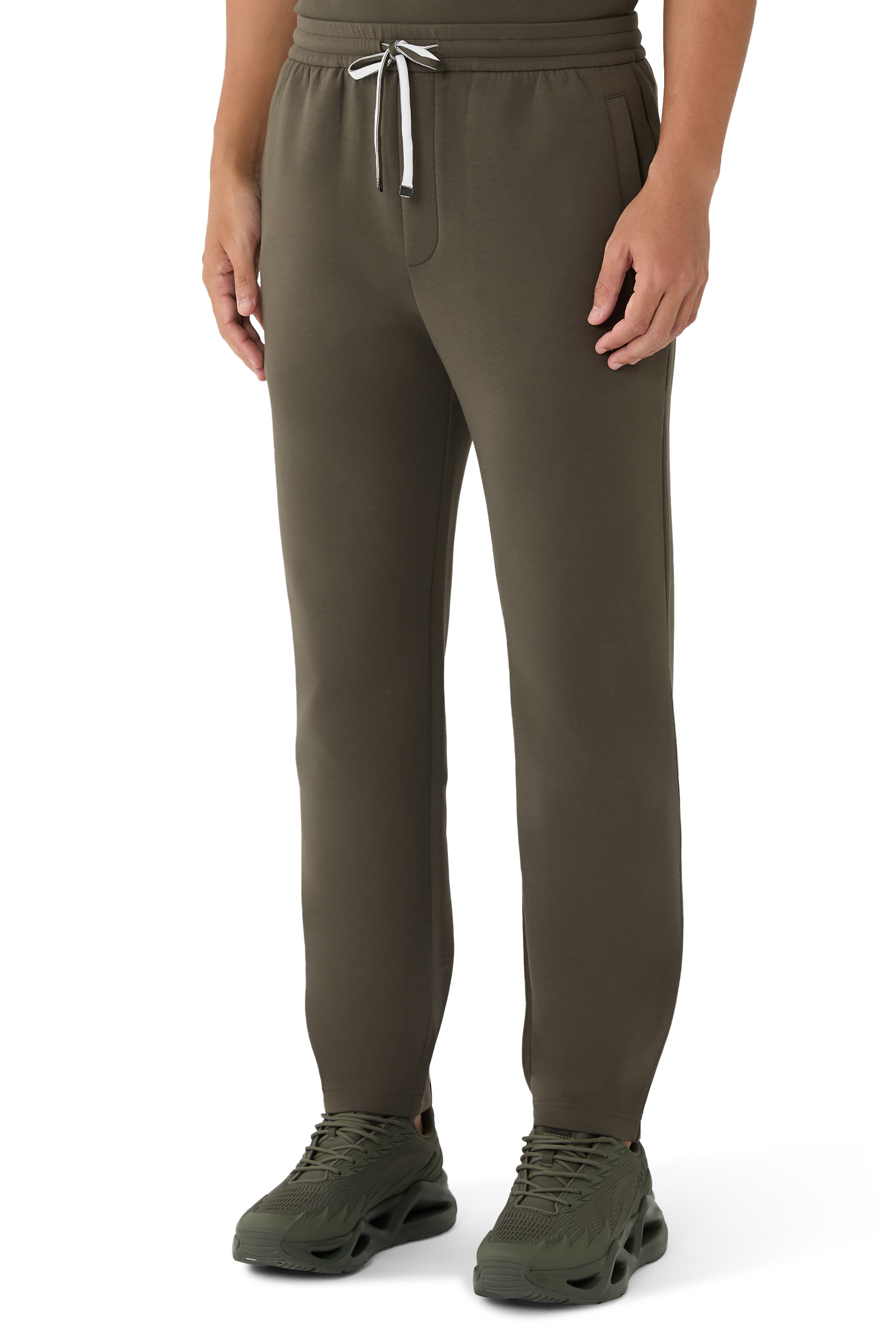 بنطال رياضي بشعار الماركة بحجم صغير جيرسيه مزدوج