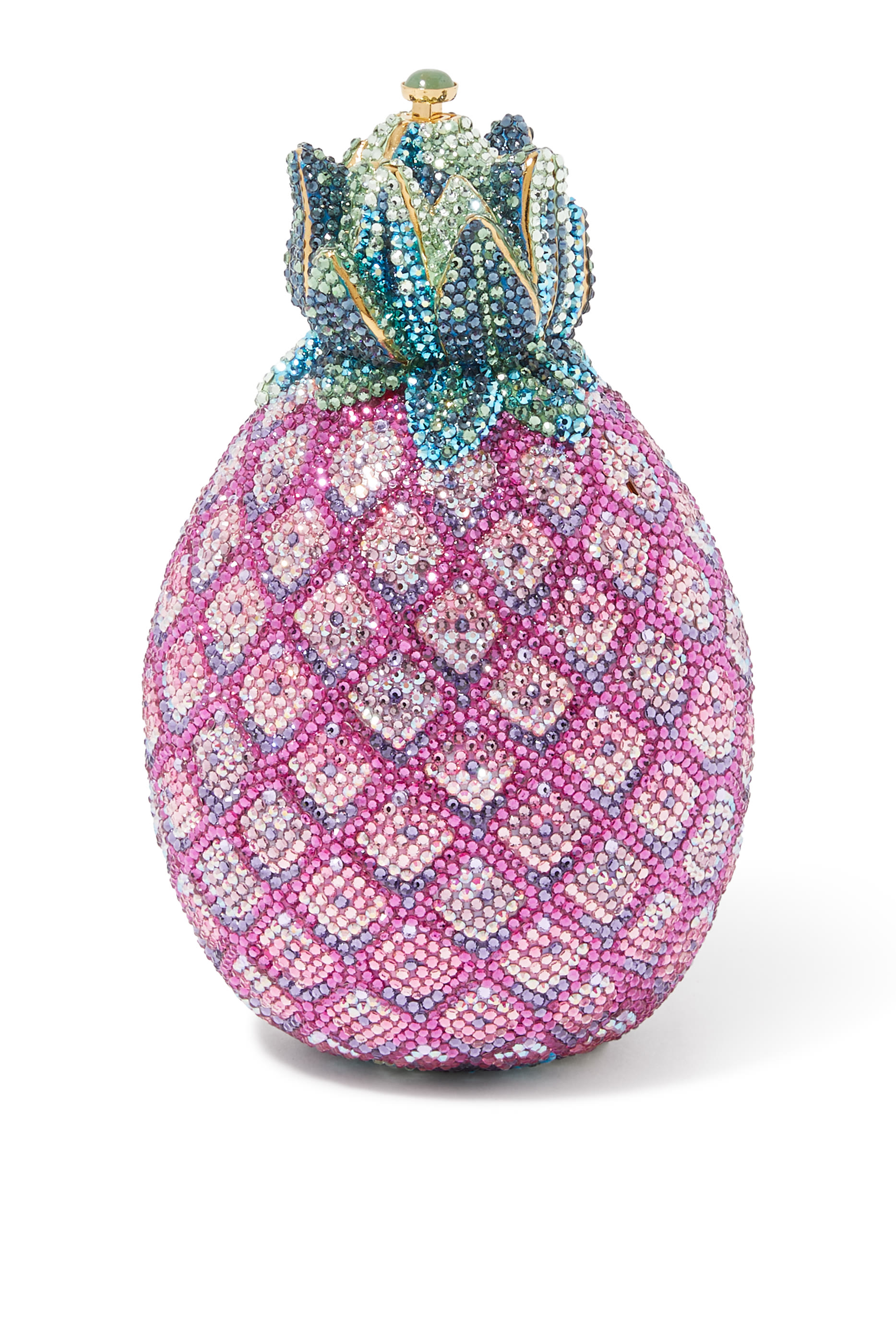 كلاتش بتصميم أناناس مرصعة بالكريستال