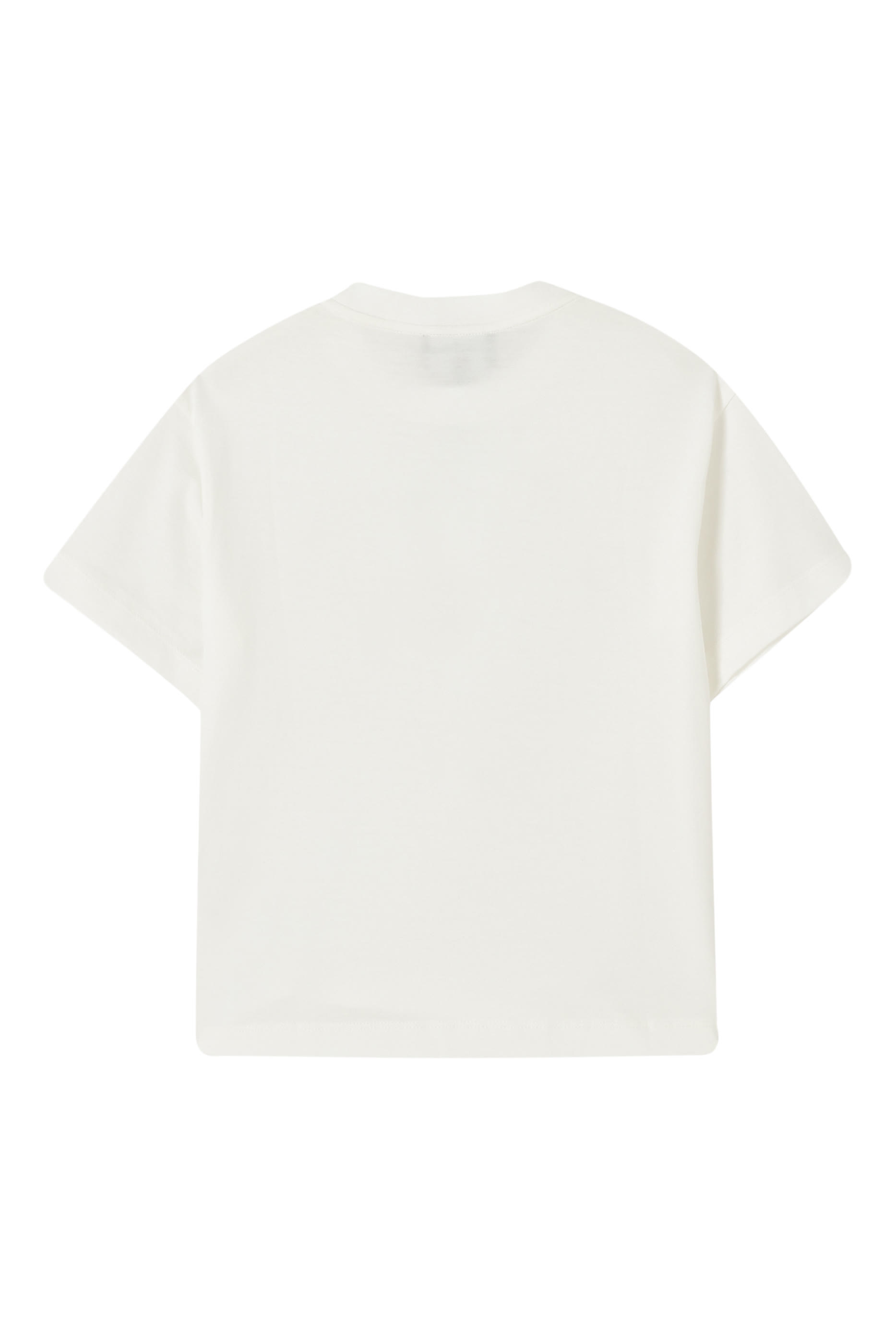 تيشيرت بأكمام قصيرة بشعار الماركة للأطفال