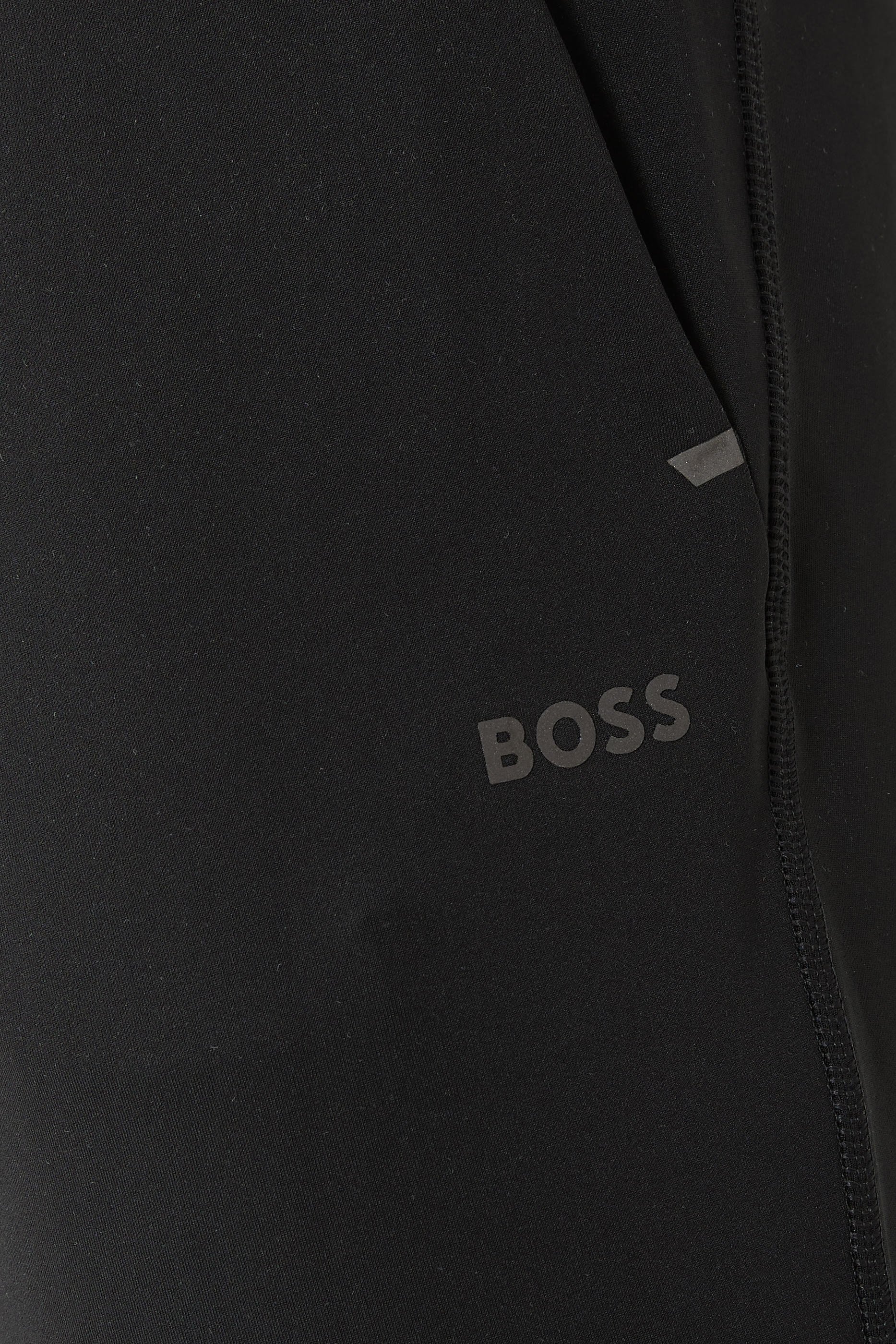 بنطال بشعار الماركة العاكس قماش سريع الجفاف