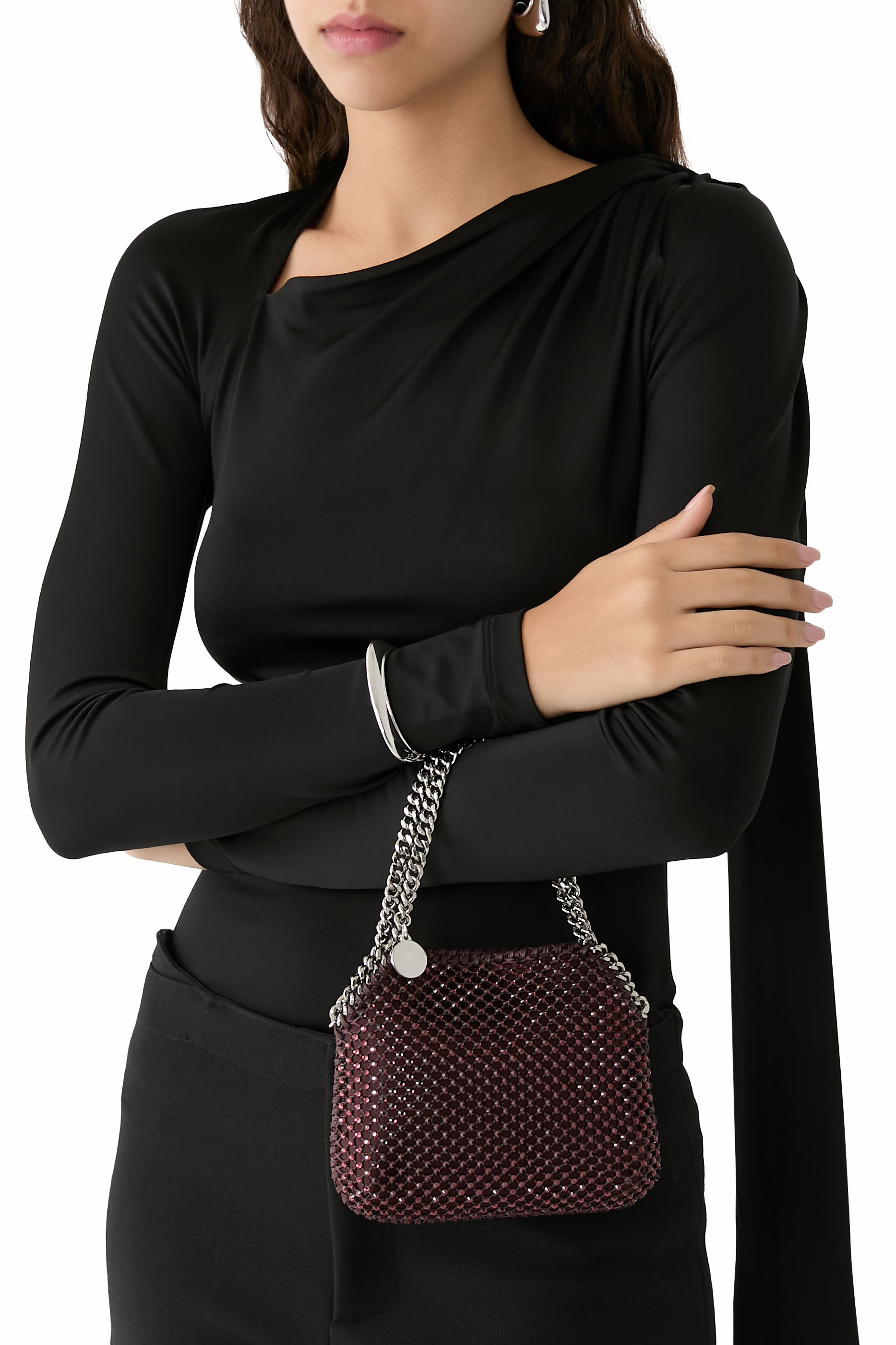 حقيبة يد فالابيلا صغيرة بكريستال