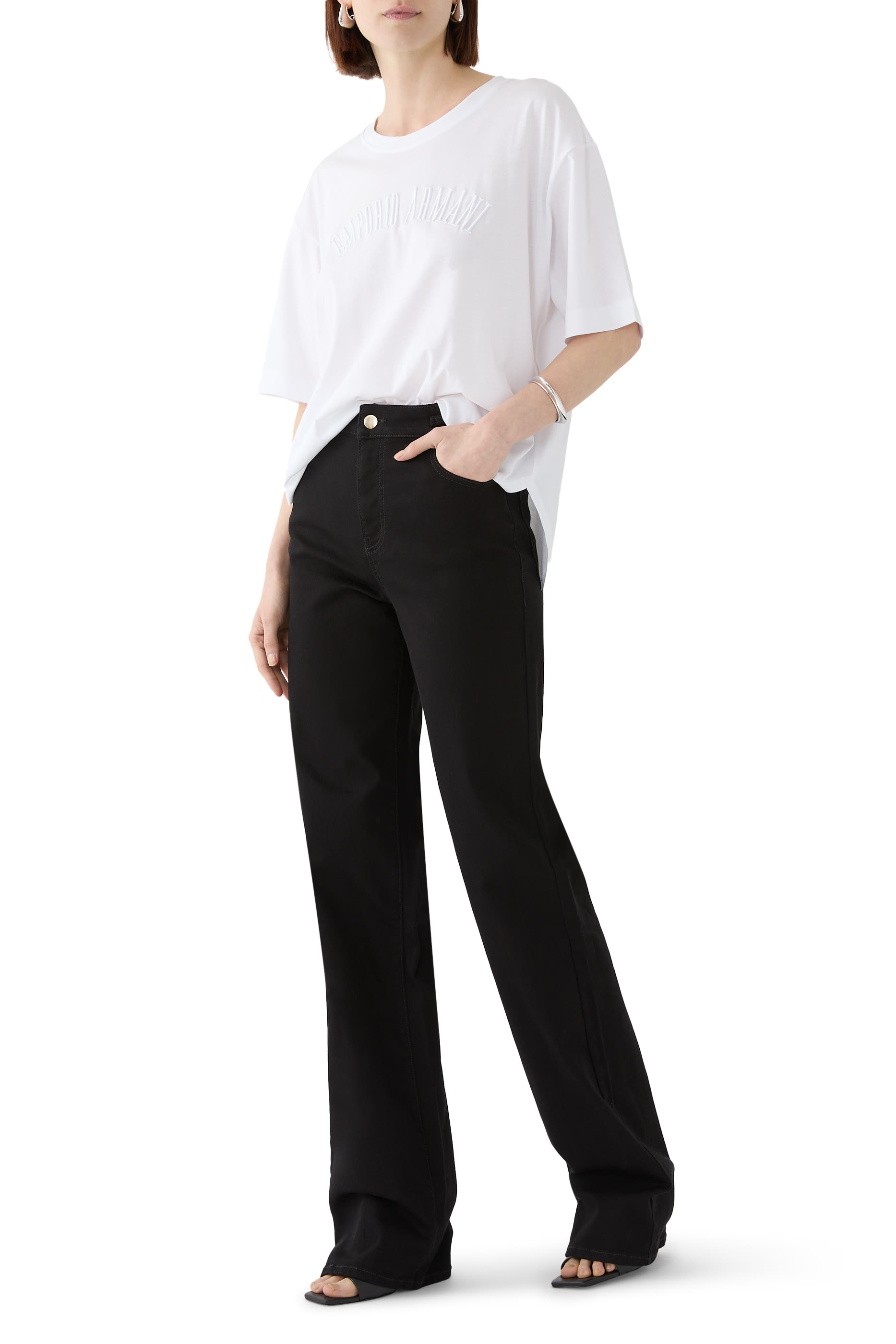 تيشيرت مطرز بشعار الماركة جيرسيه