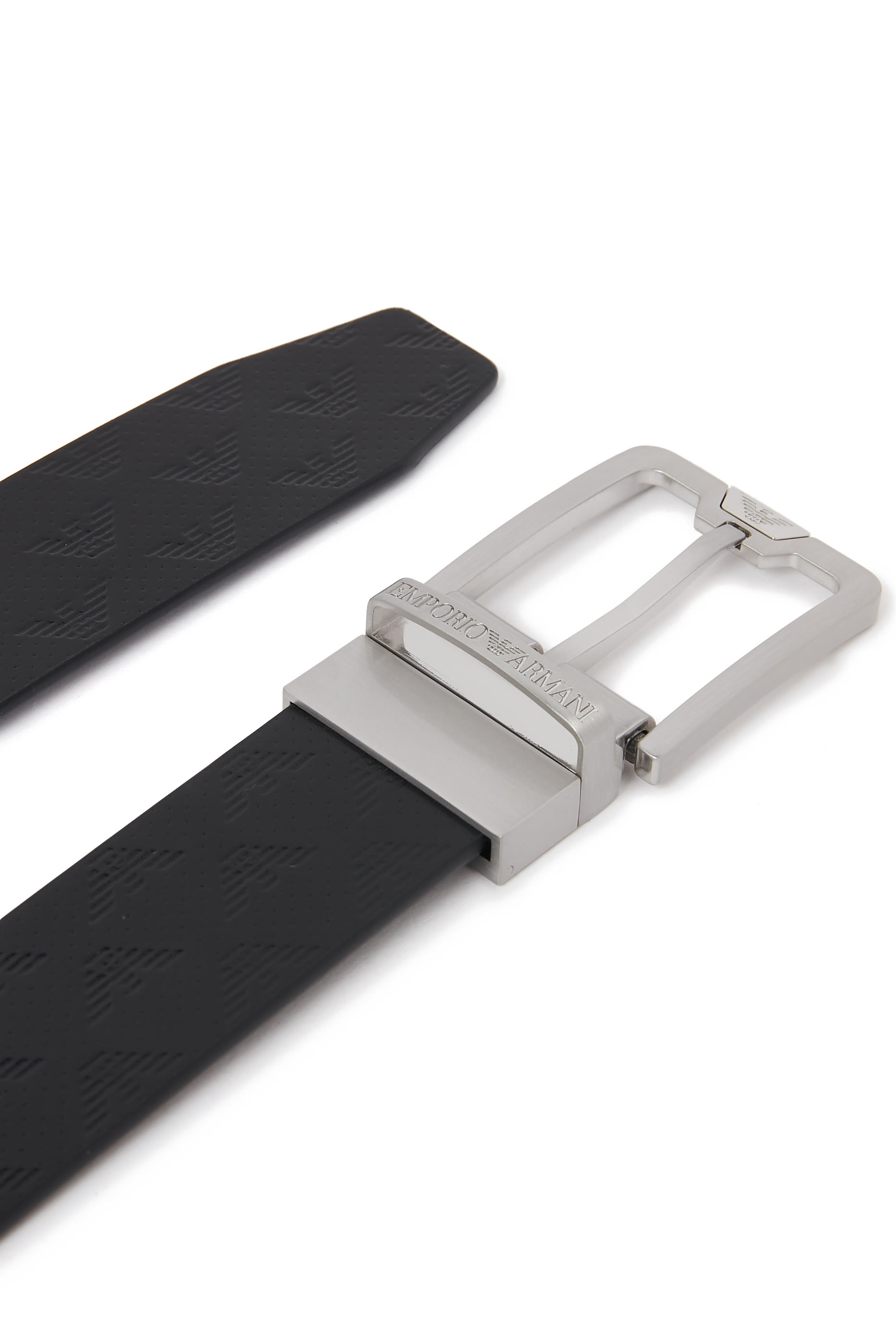 حزام جلد بشعار الماركة