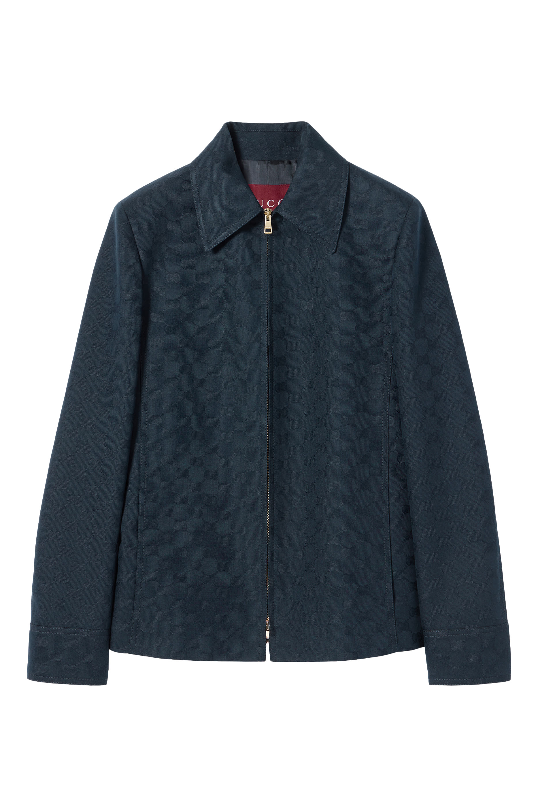 جاكيت بسحاب قطن غابردين بشعار الماركة