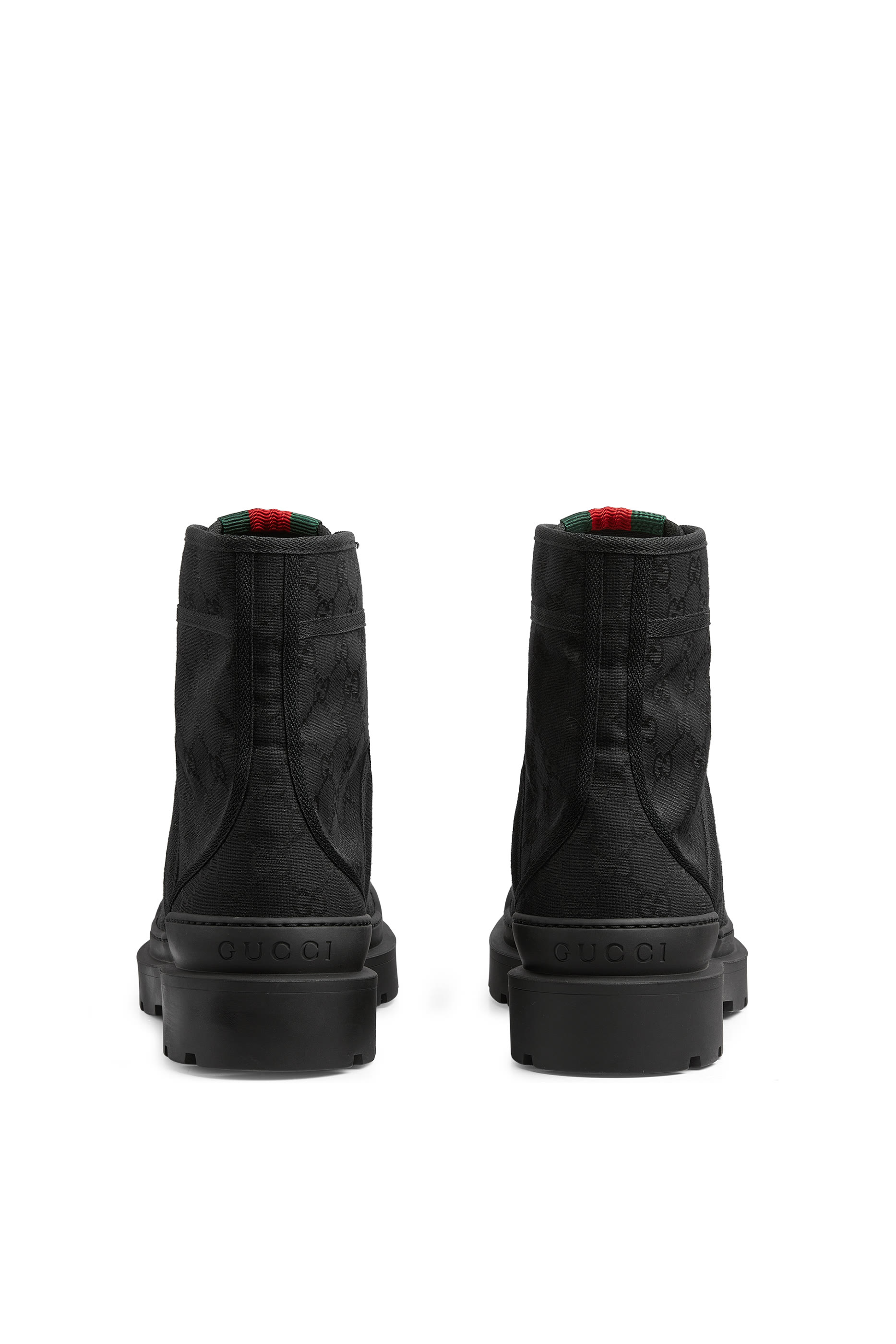 حذاء بوت مزين بشريط ويب