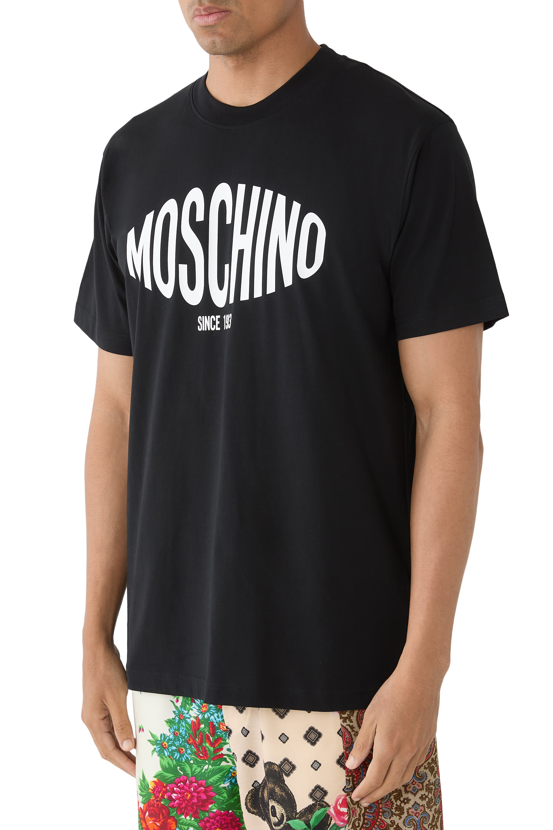 تيشيرت قطن بشعار الماركة