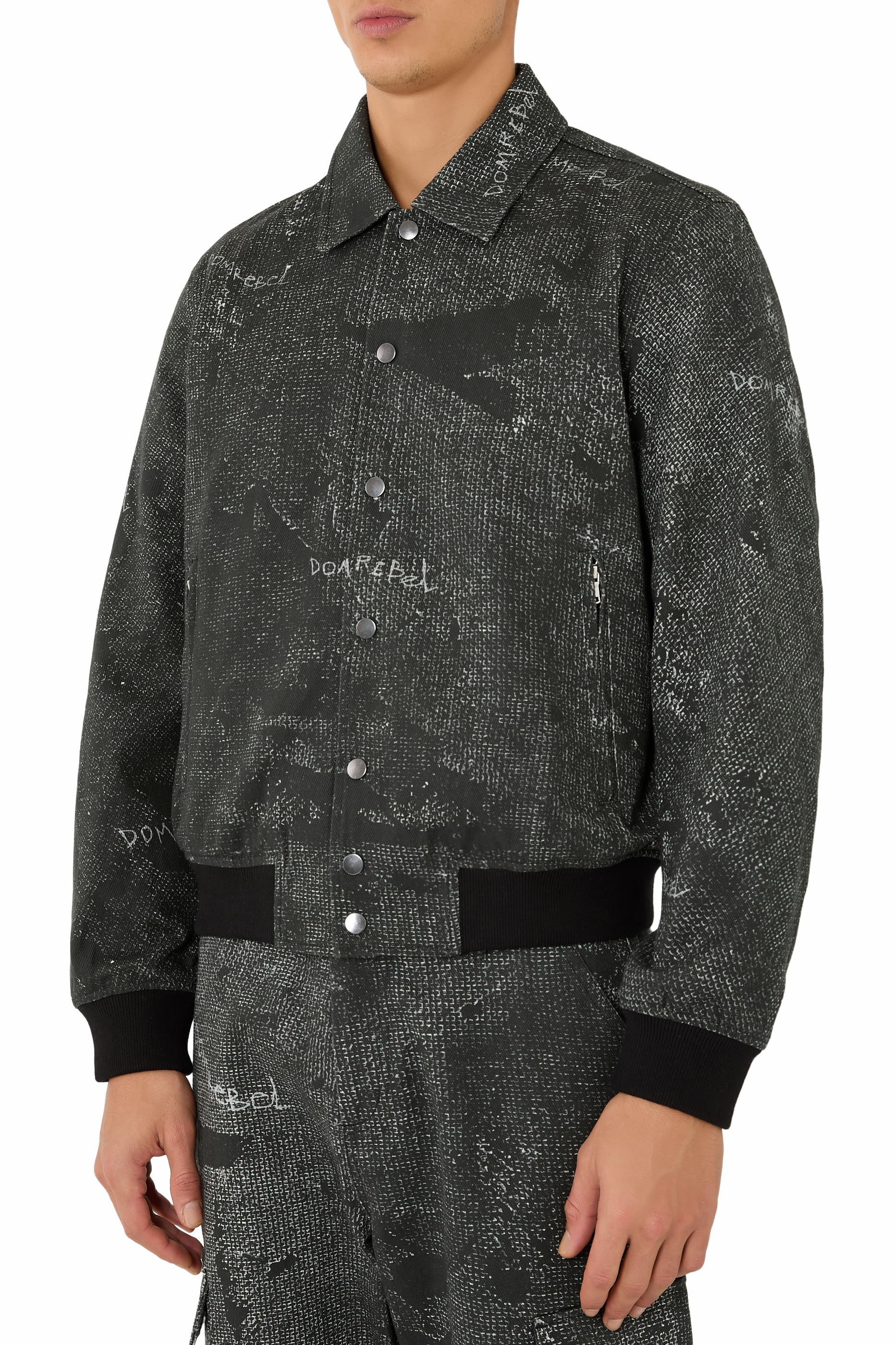 Painted Bomber Jacket 