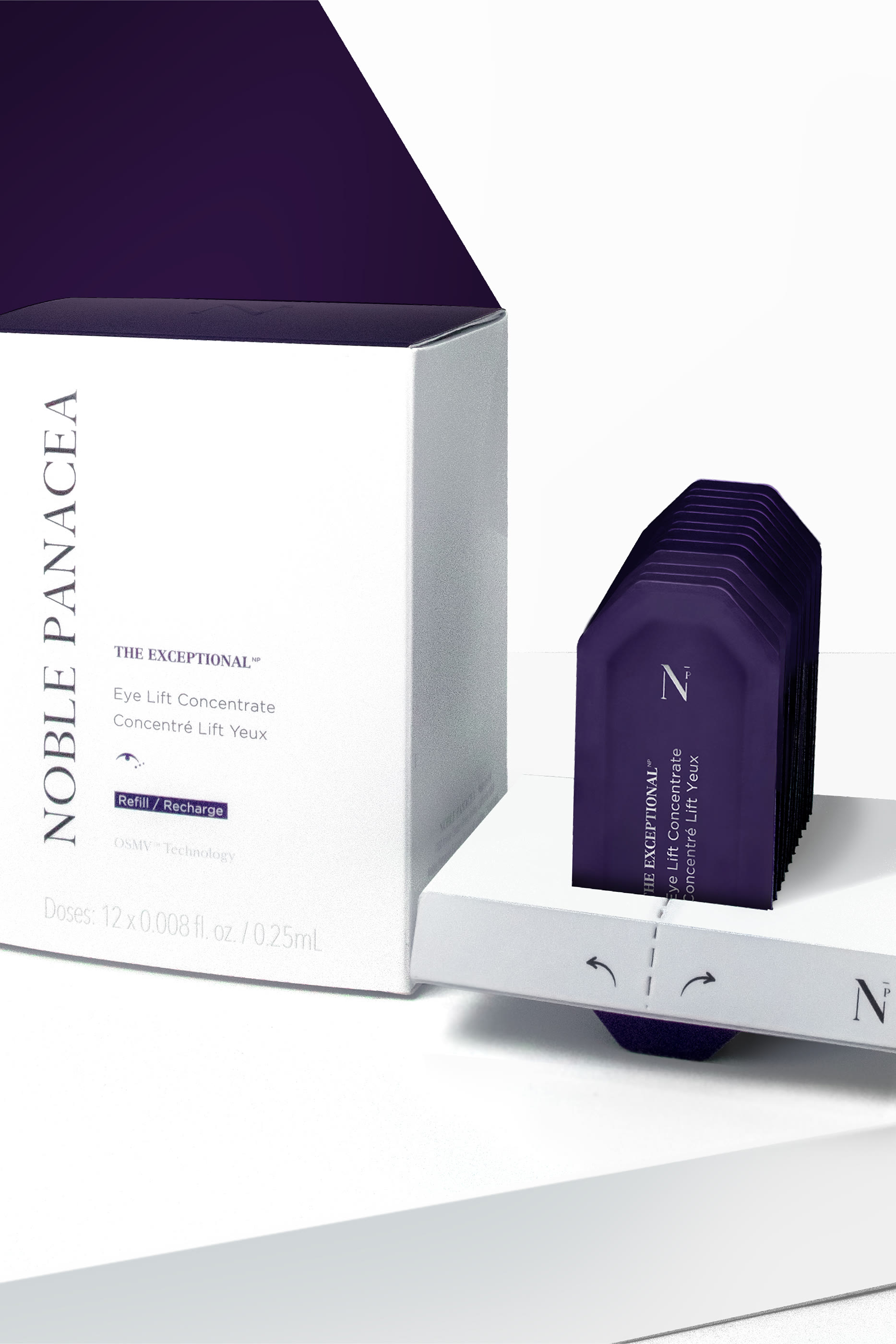 عبوة إعادة ملء مركز ذا اكسيبشنال لرفع البشرة المحيطة بالعين