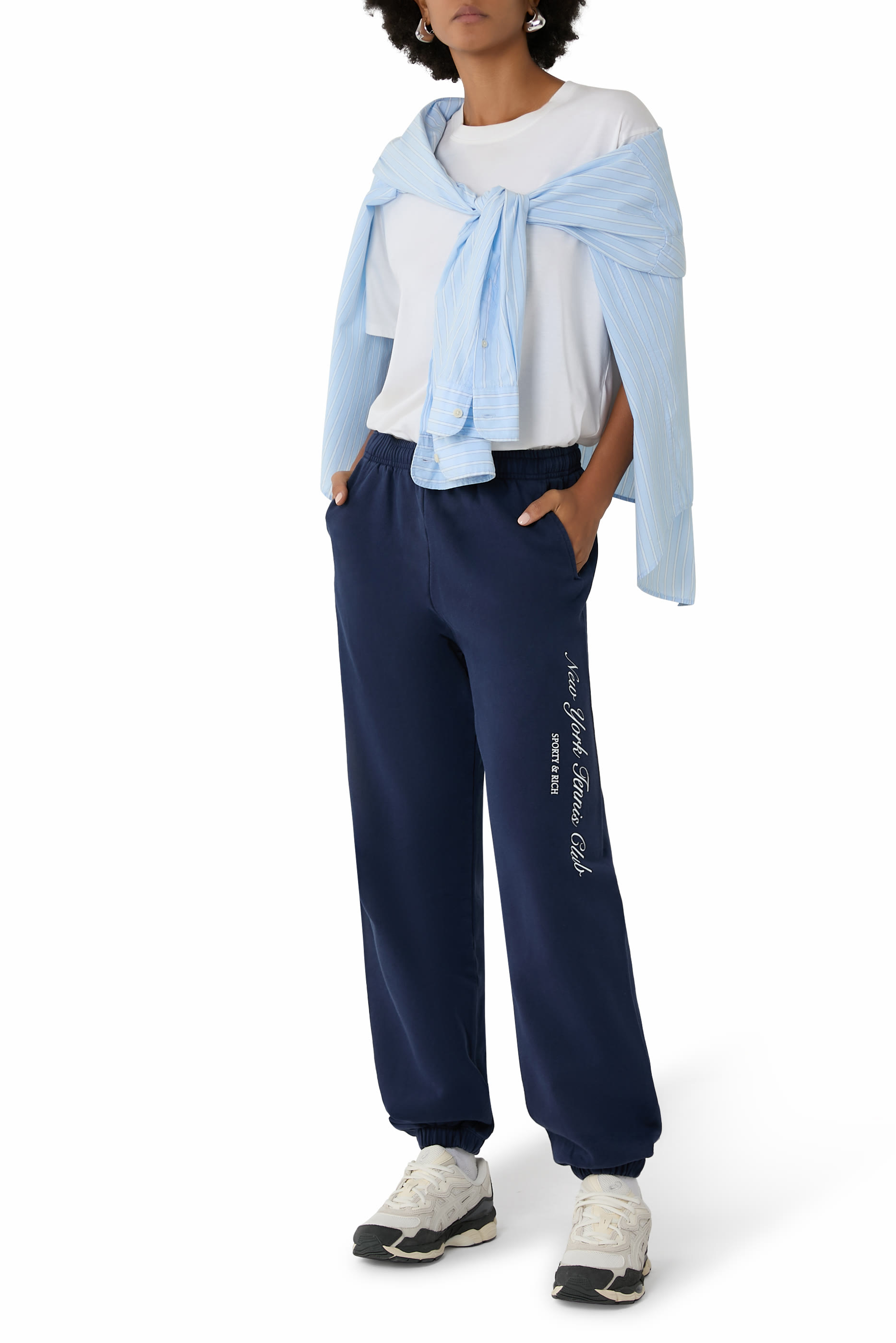 بنطال رياضي بشعار ان واي تنس كلوب