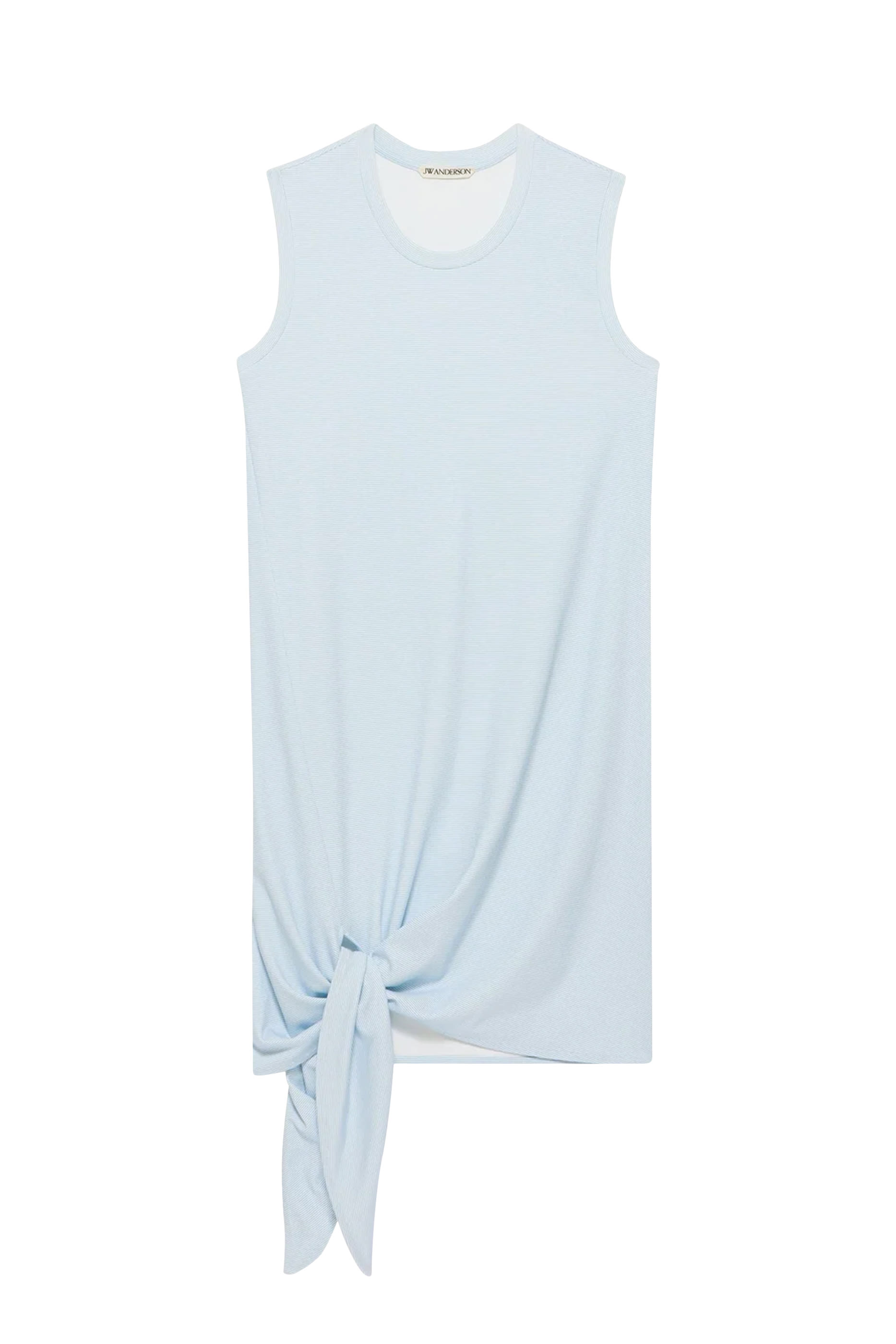 فستان بعقدة عند الحافة