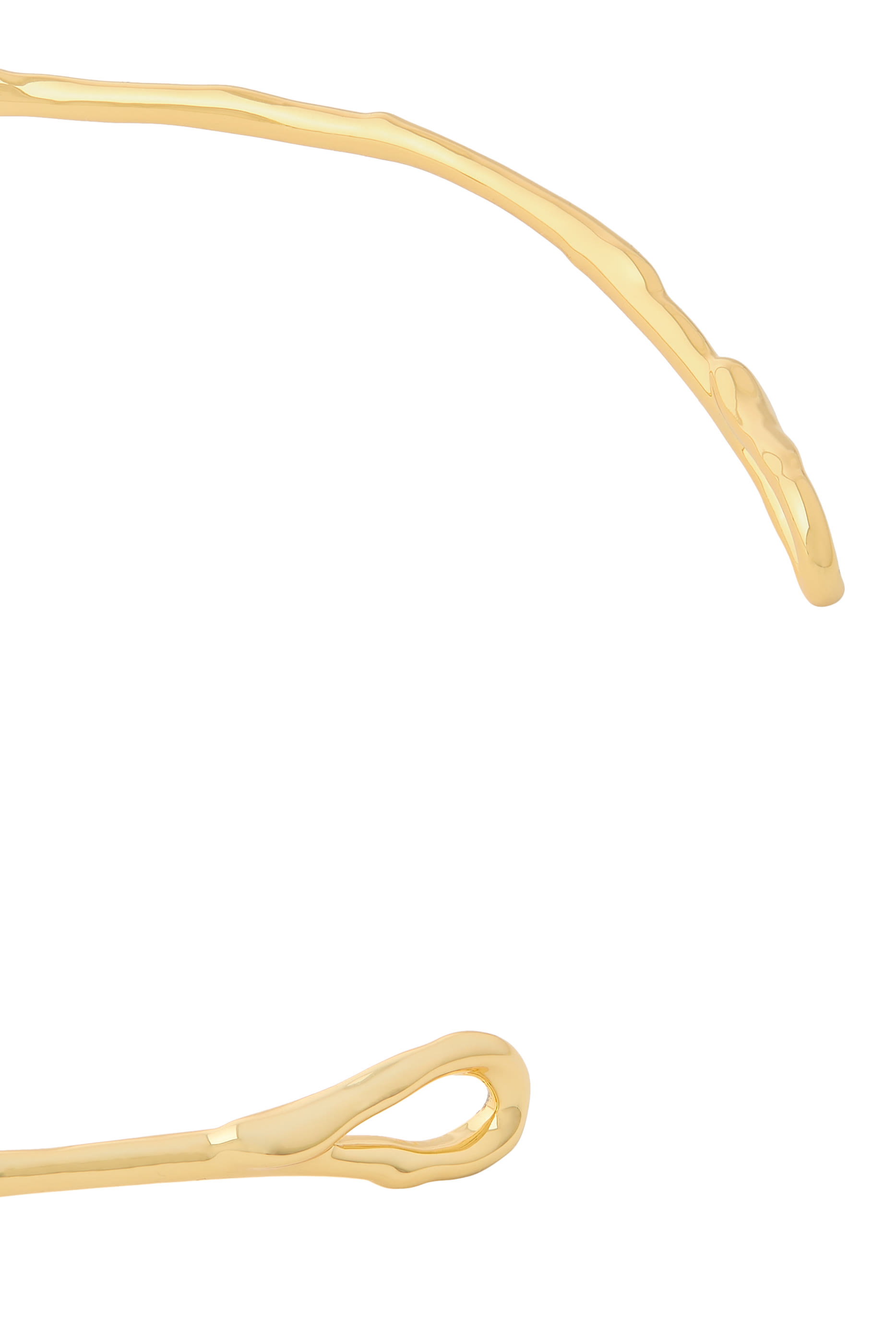 قلادة رقبة أستيراليس مرصعة بكريستالات زركونيا مكعبة، نحاس مطلي بذهب عيار 14