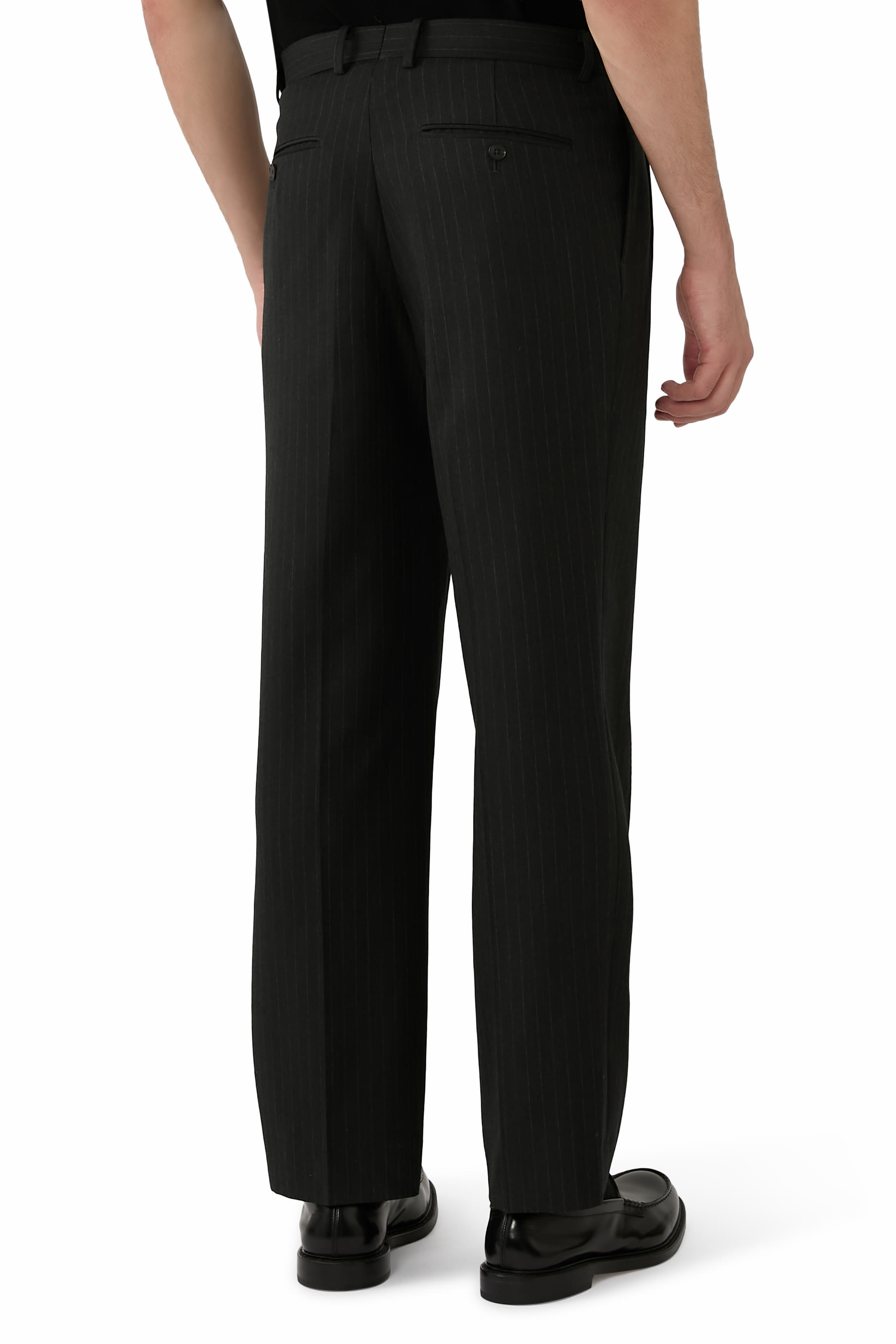 Bluefaced Wool Two-Tuck Slacks