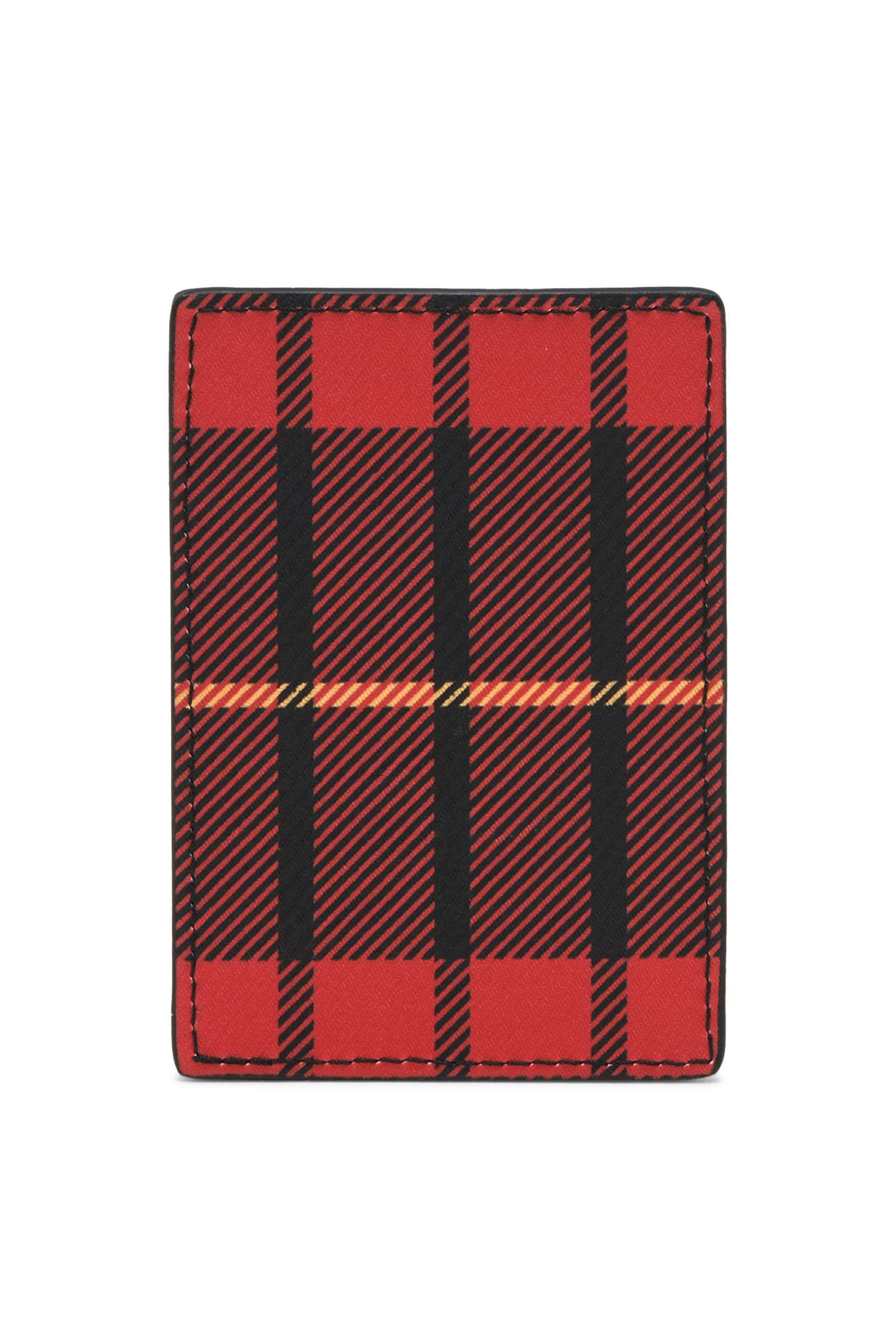 حافظة بطاقات بحلية جمجمة