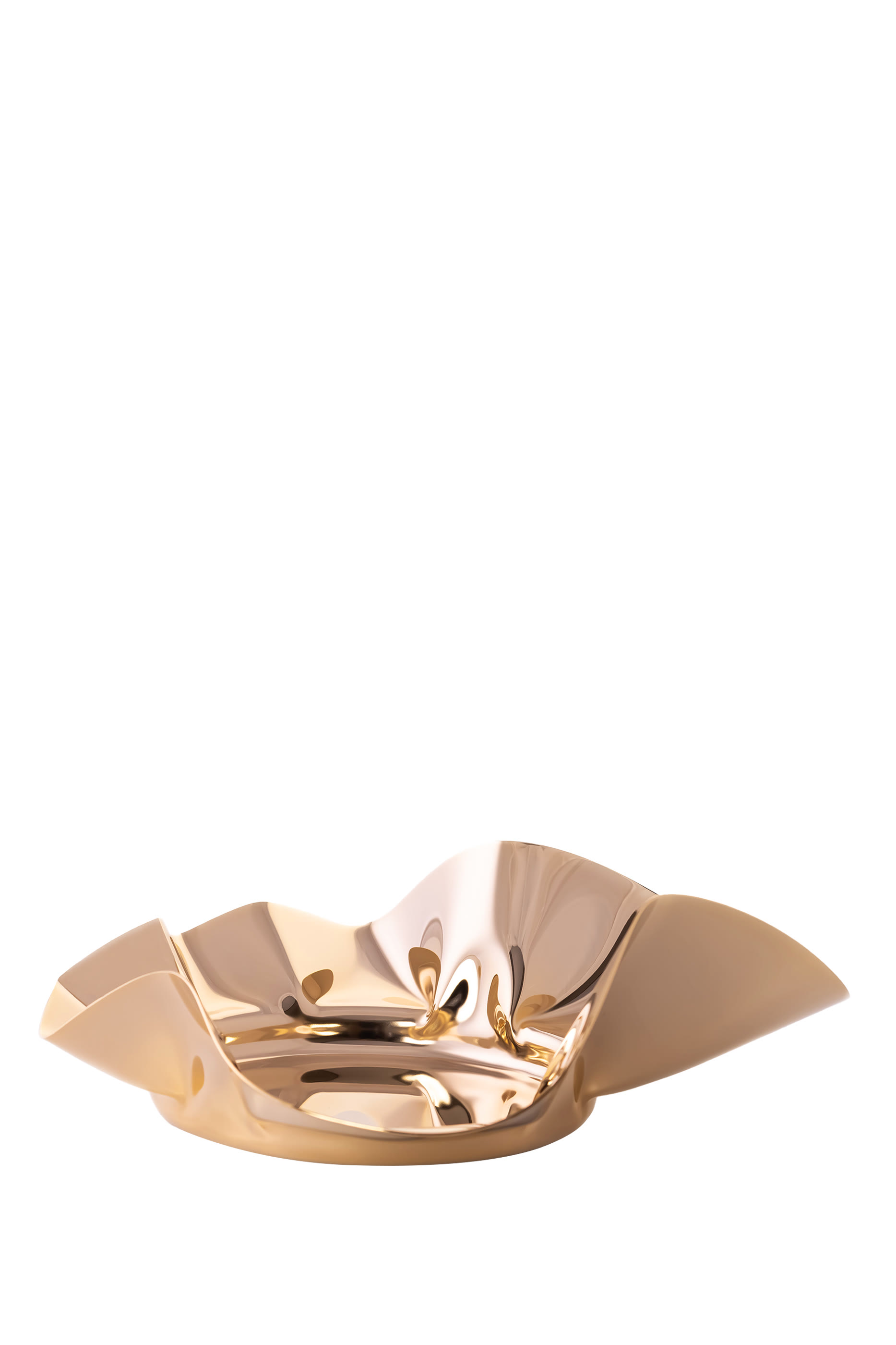 سلة مطلية بالذهب