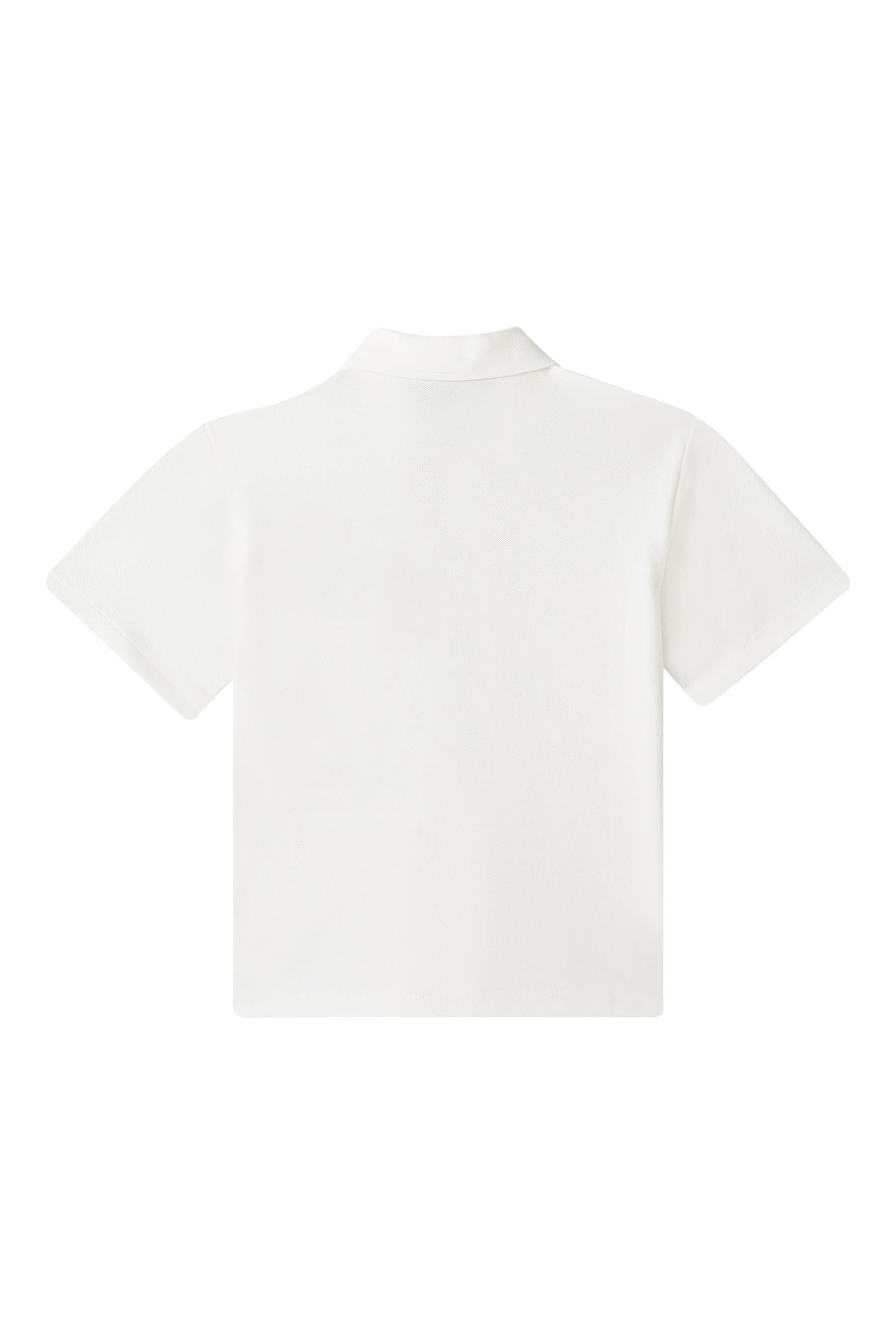 قميص بولو بطبعة شعار الماركة قطن للأطفال