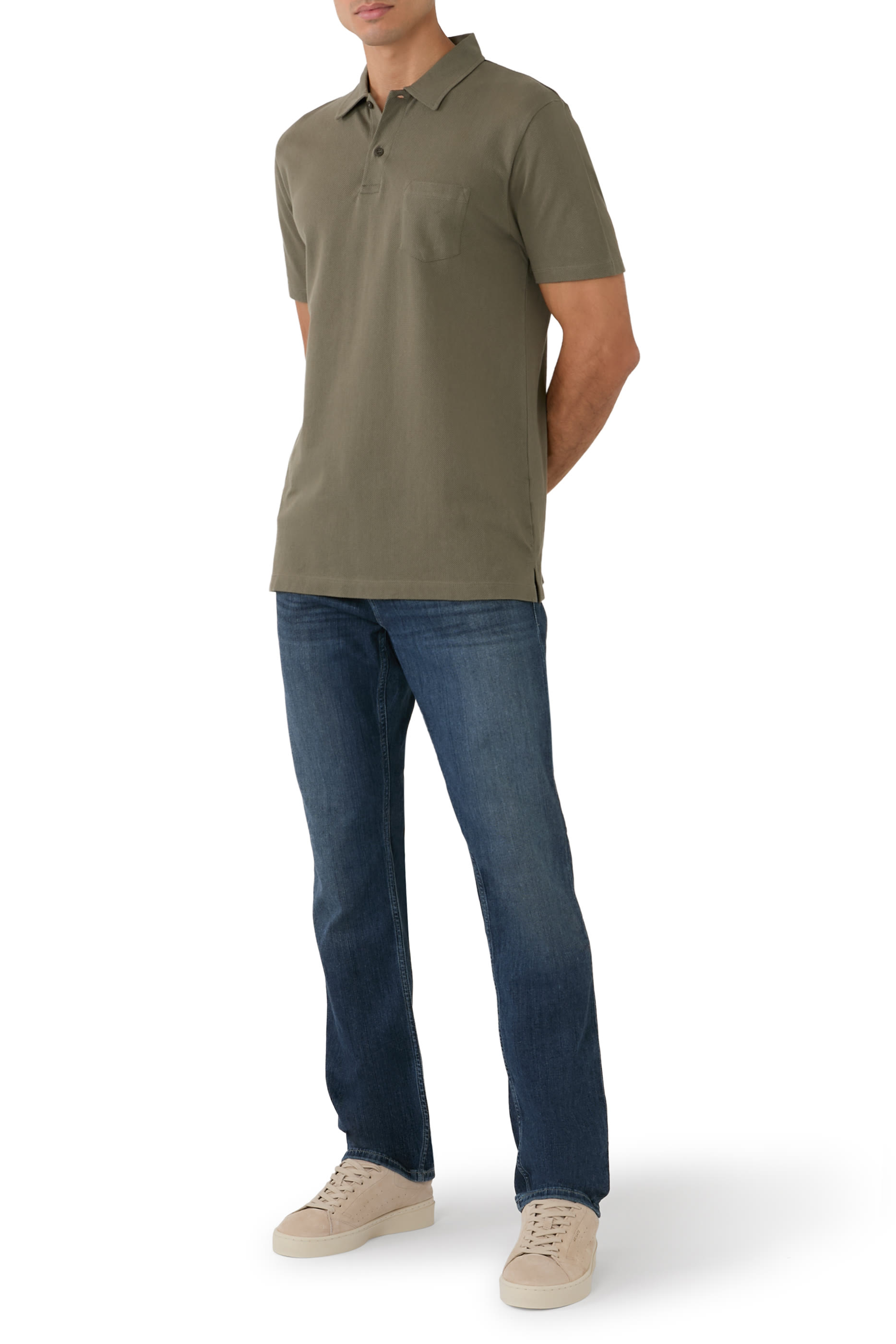 بنطال جينز فيدرال بقصة ساق مستقيمة دنيم