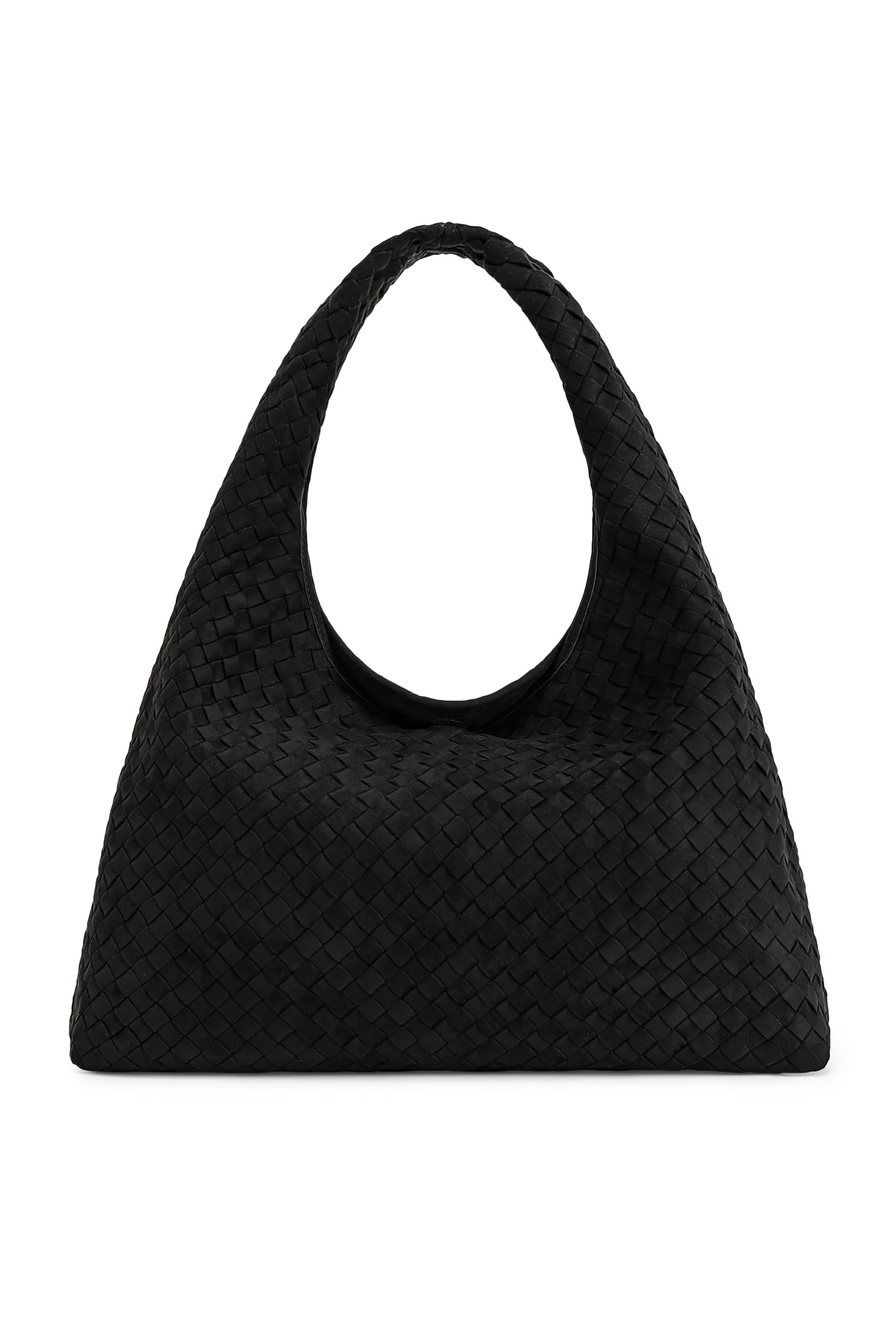 حقيبة كتف لورا شمواه صناعي منسوج