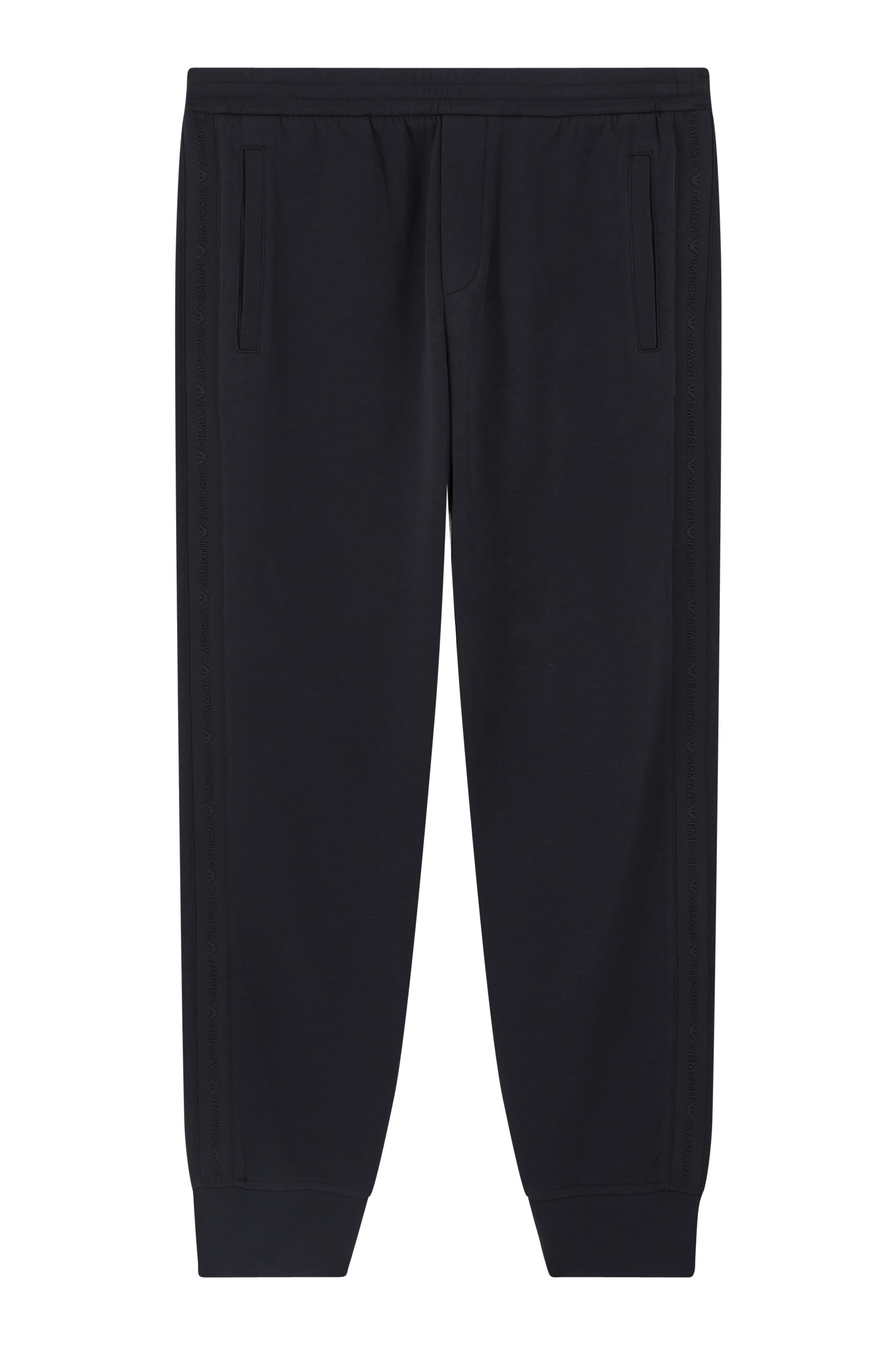 بنطال رياضي بشريط بشعار الماركة