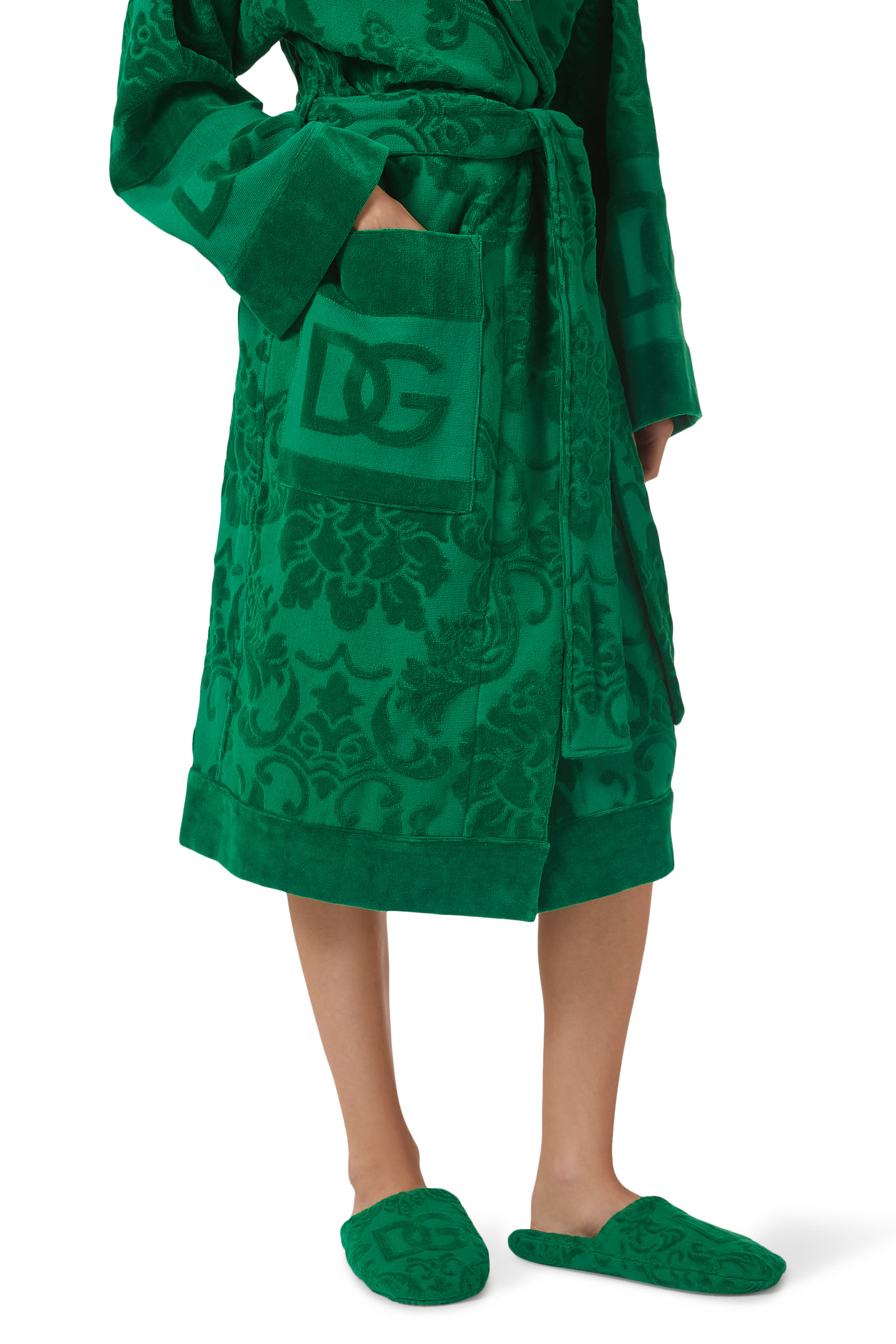 حذاء سهل الإرتداء قطن تيري بنقشة جاكار