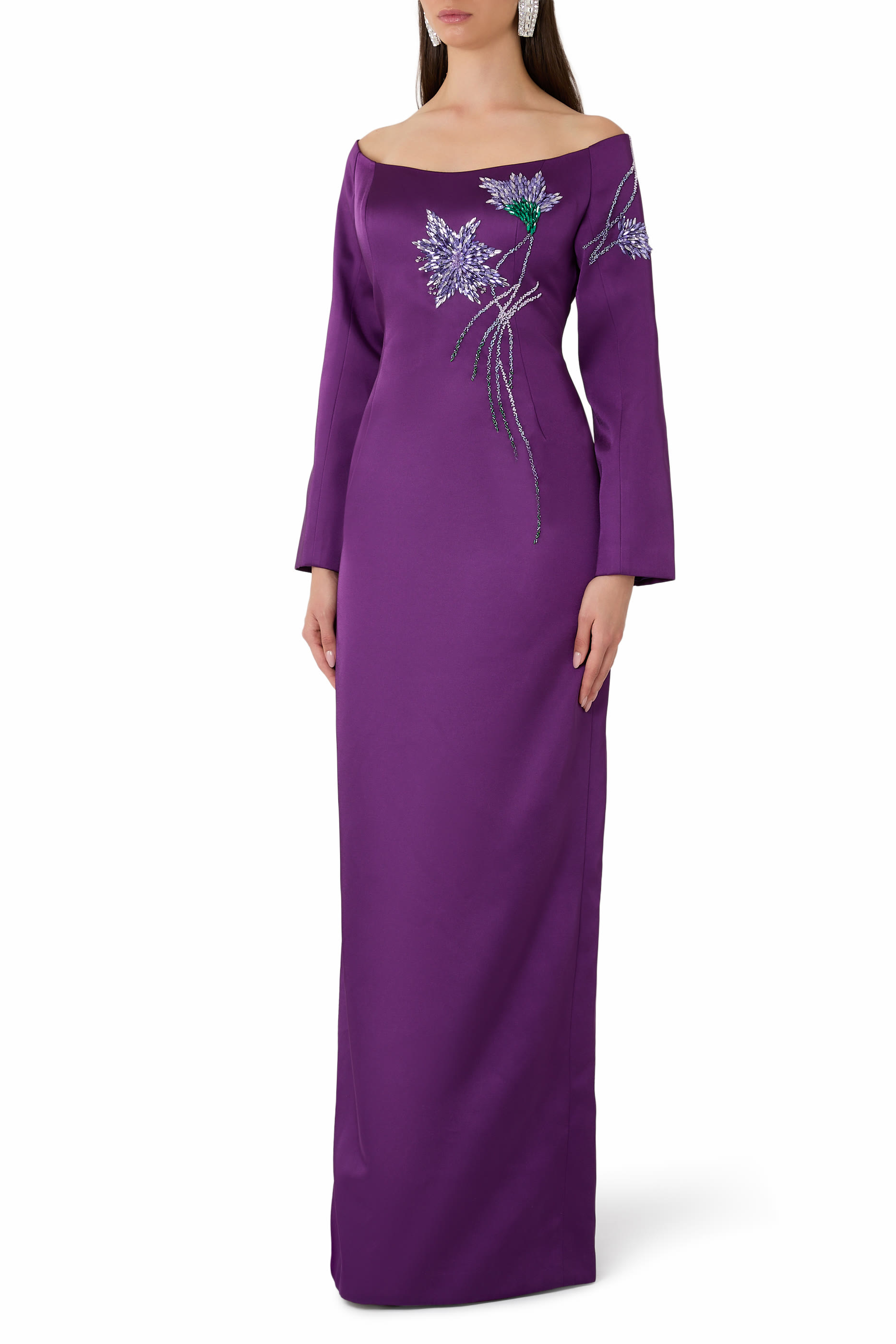 Soraya Silk Taffeta Gown 