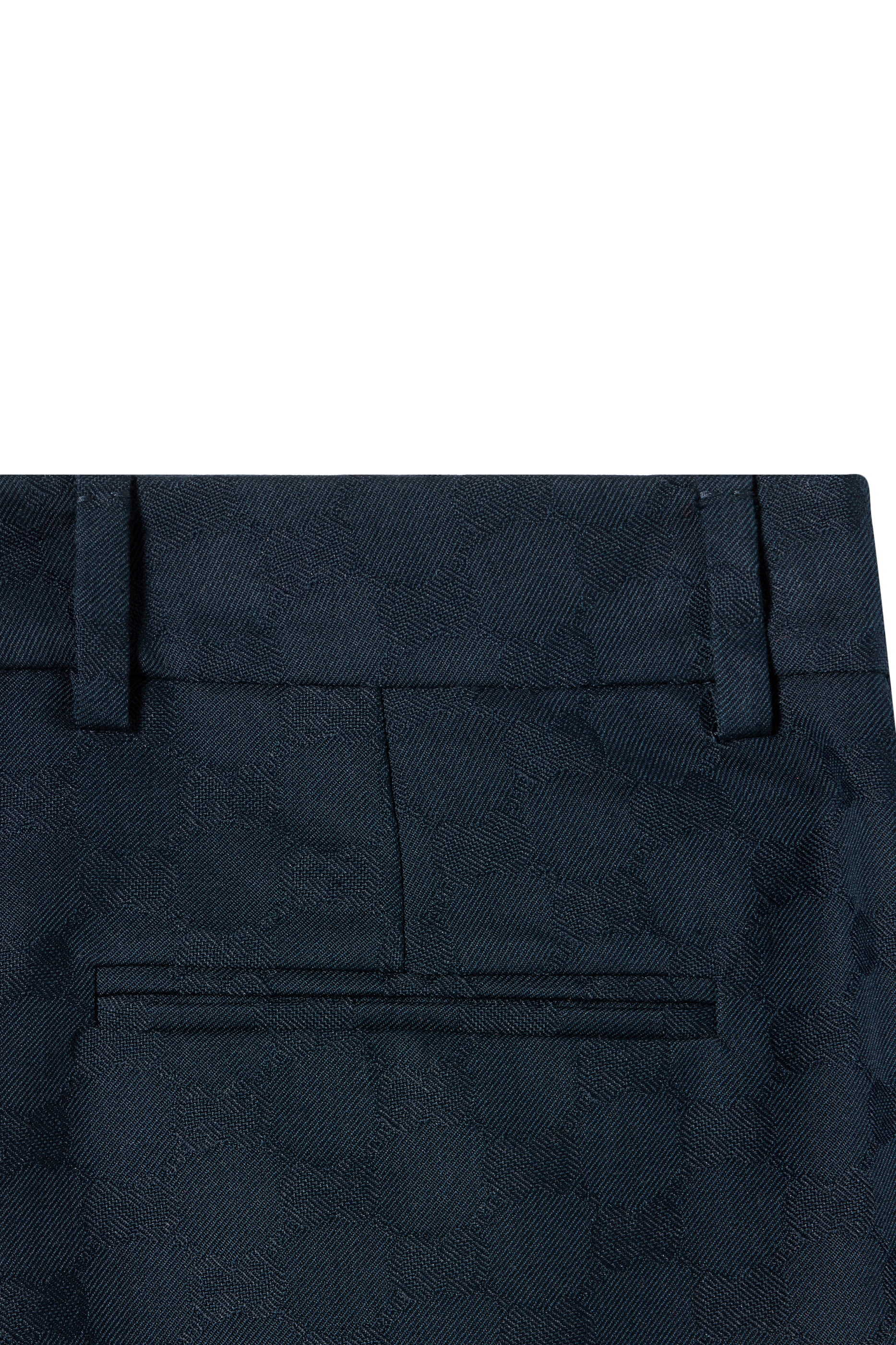 بنطال بشعار الماركة قطن غاباردين