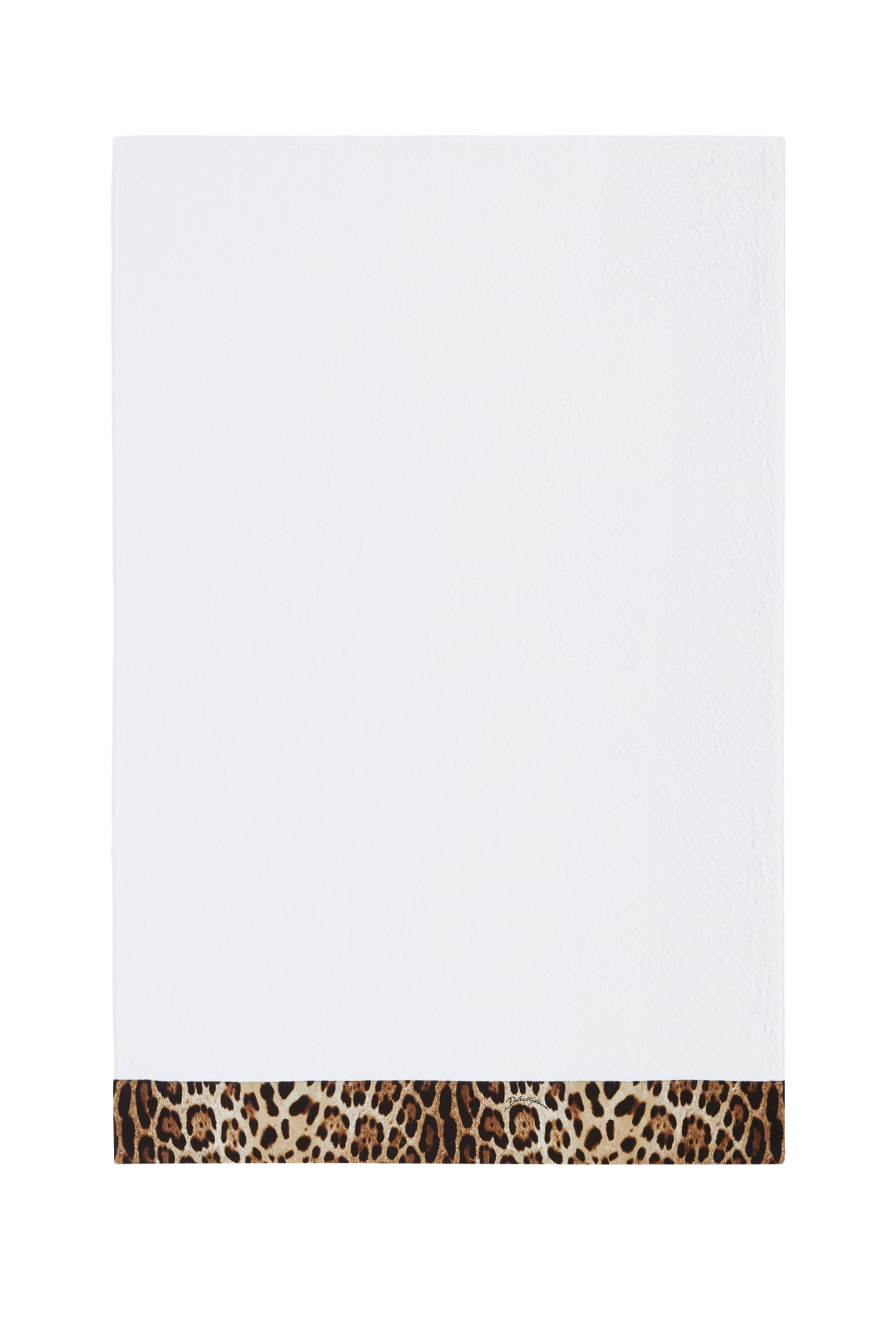 طقم مناشف بنقشة جلد الفهد قطن تيري،  5 قطع