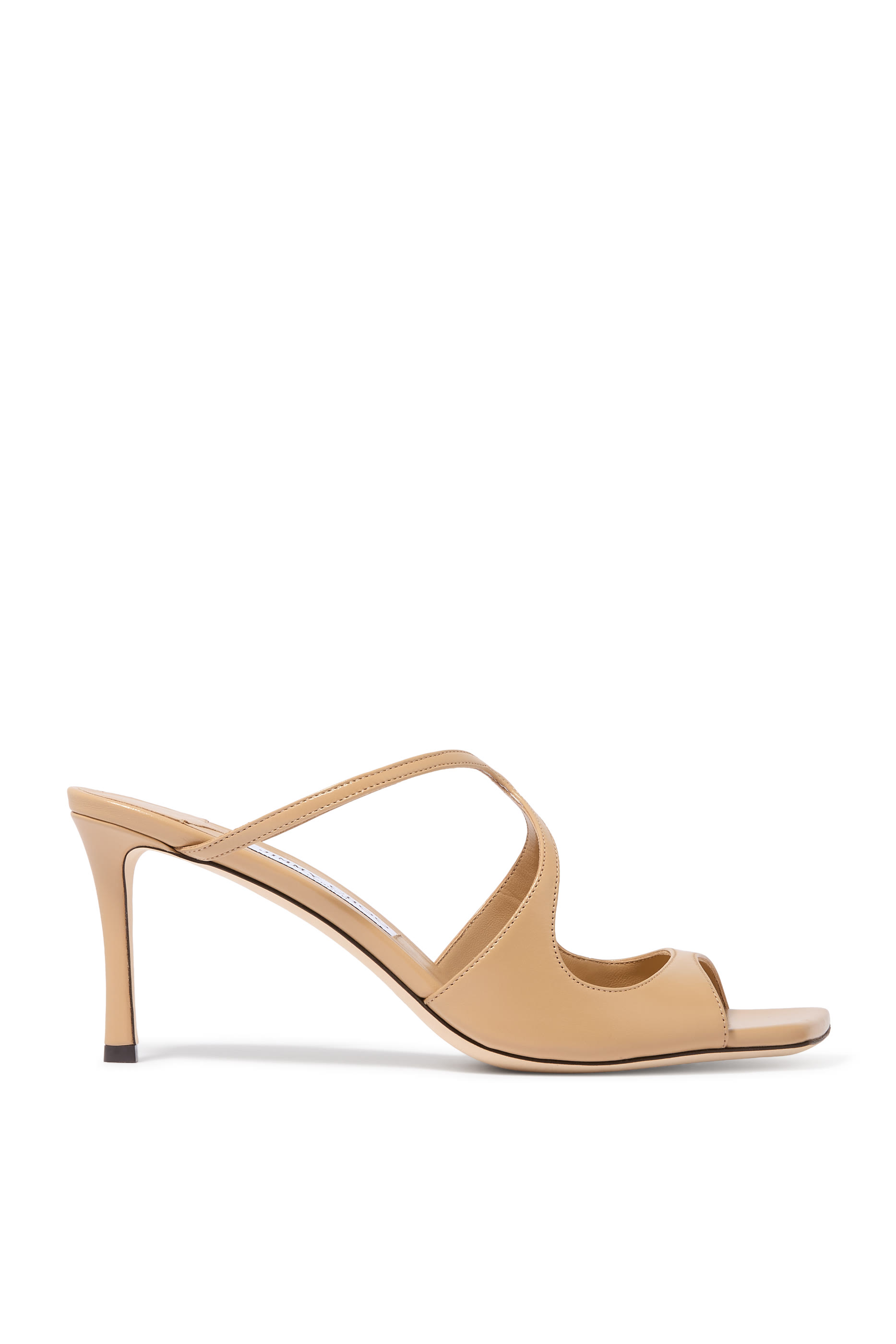 حذاء أنيس 75 مفتوح من الخلف جلد لامع