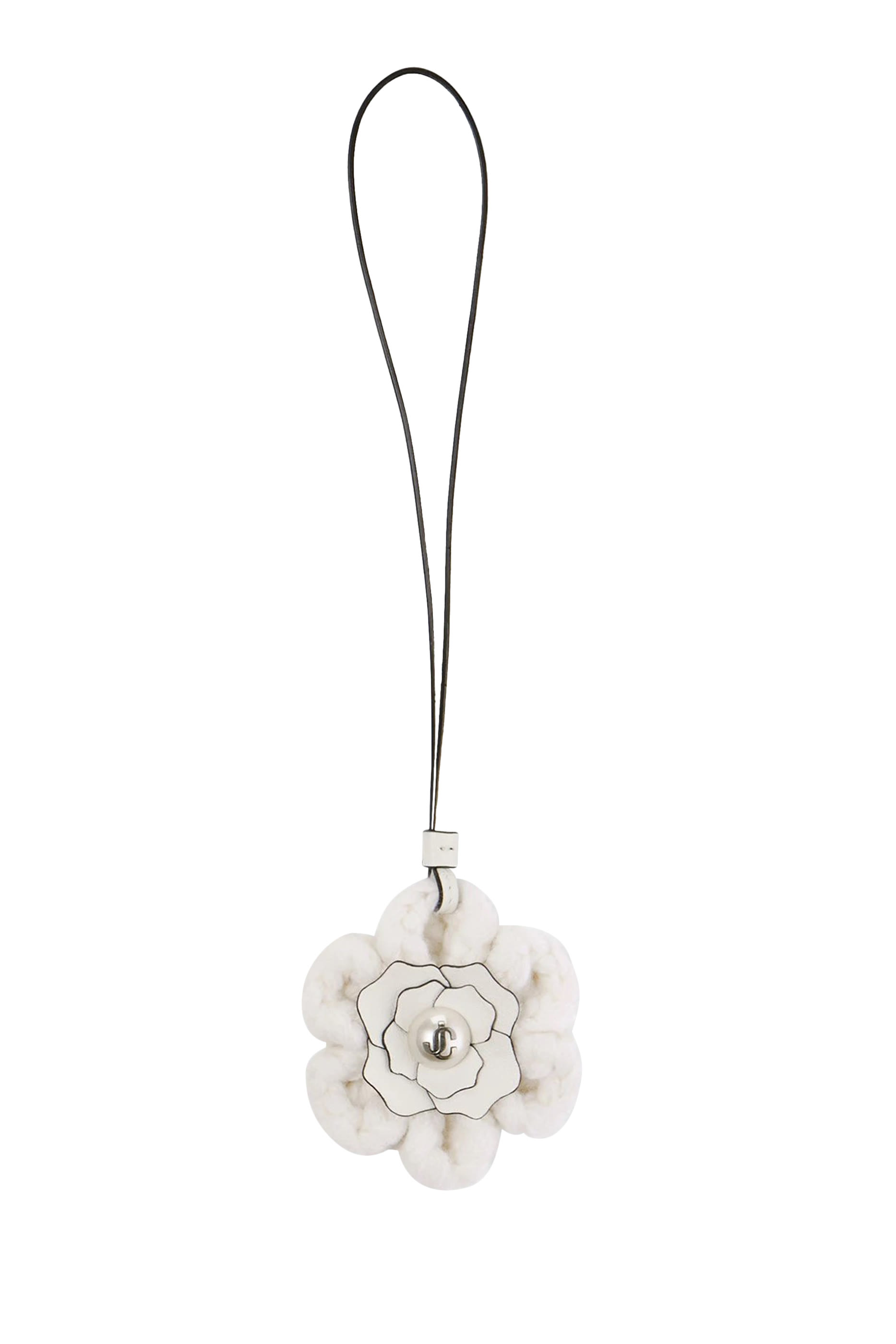 حلية حقيبة بتصميم زهرة منسوجة