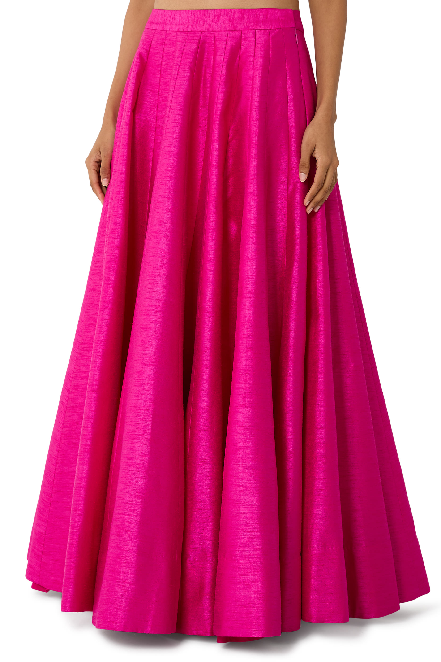 طقم جاكيت وتنورة باتولا فوشيا