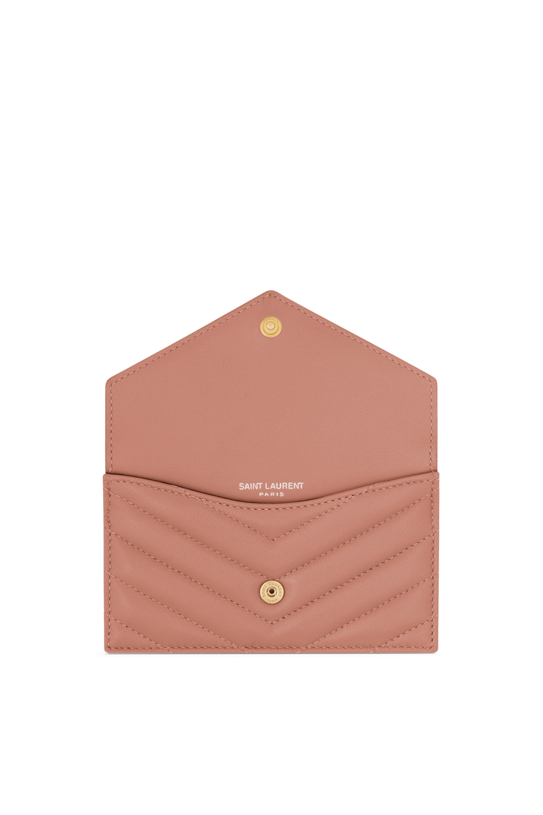 حافظة بطاقات فراجمنتس بغطاء قلاب وشعار الماركة جلد حمل