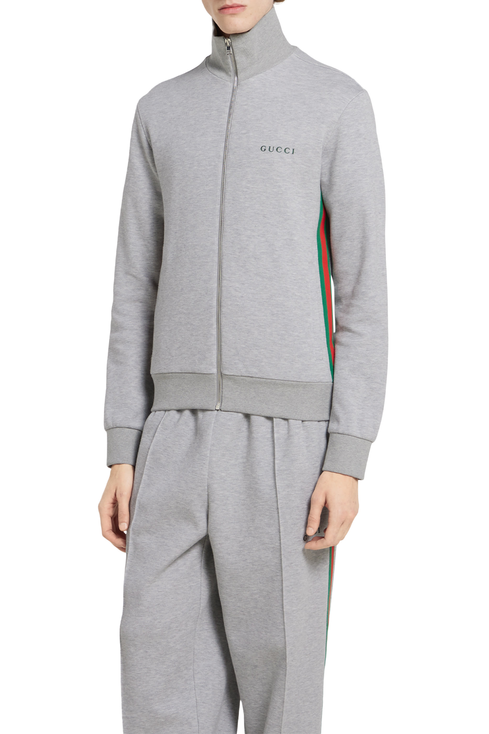 Cotton Piqu&eacute; Double Zip Jacket