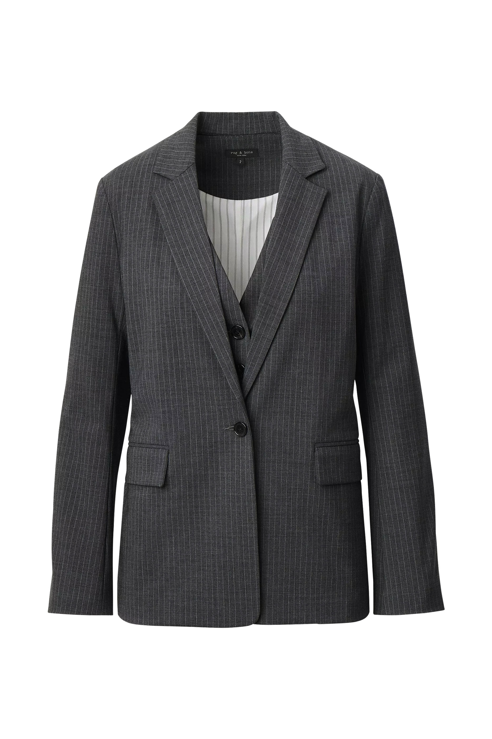 بليزر جينيفر 2 في 1 بنقشة مخططة