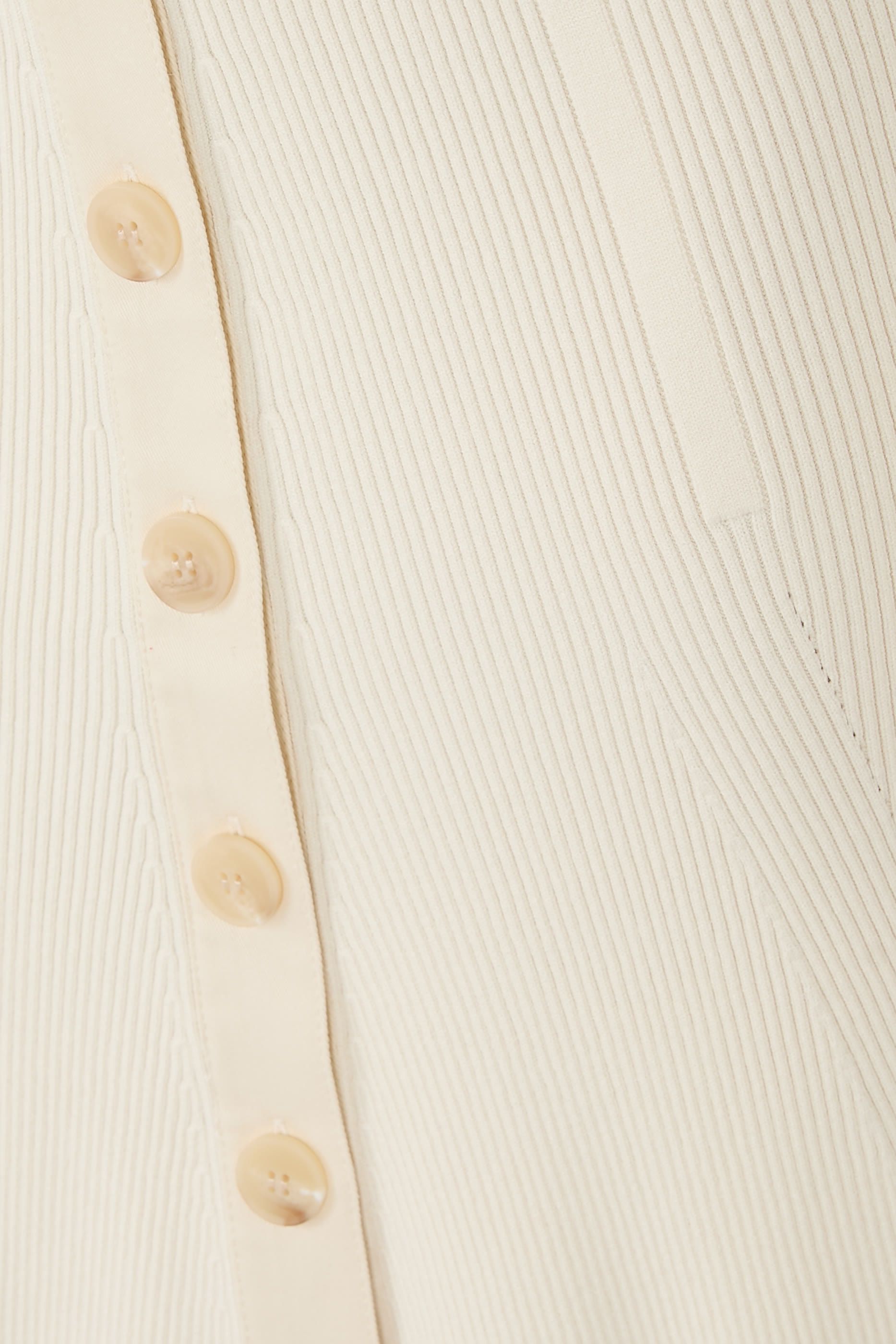 تنورة بحواف قطن متوسطة الطول نسيج مضلع