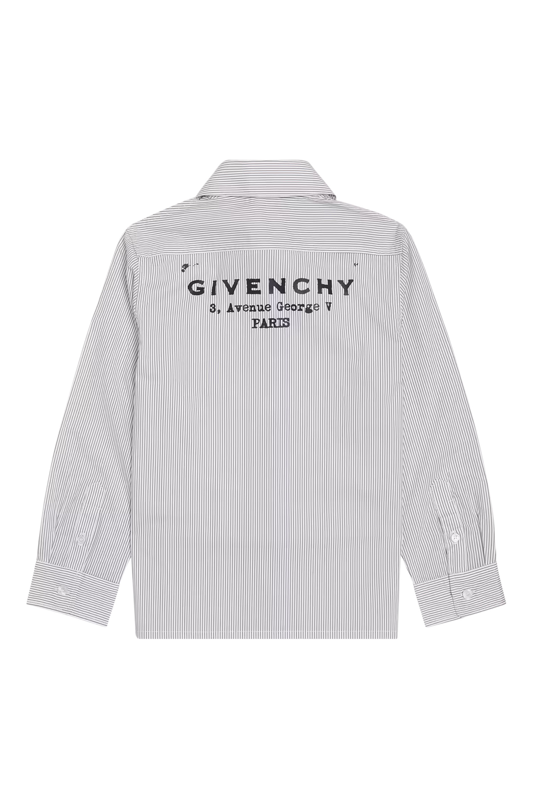 قميص مخطط بأكمام طويلة للأطفال