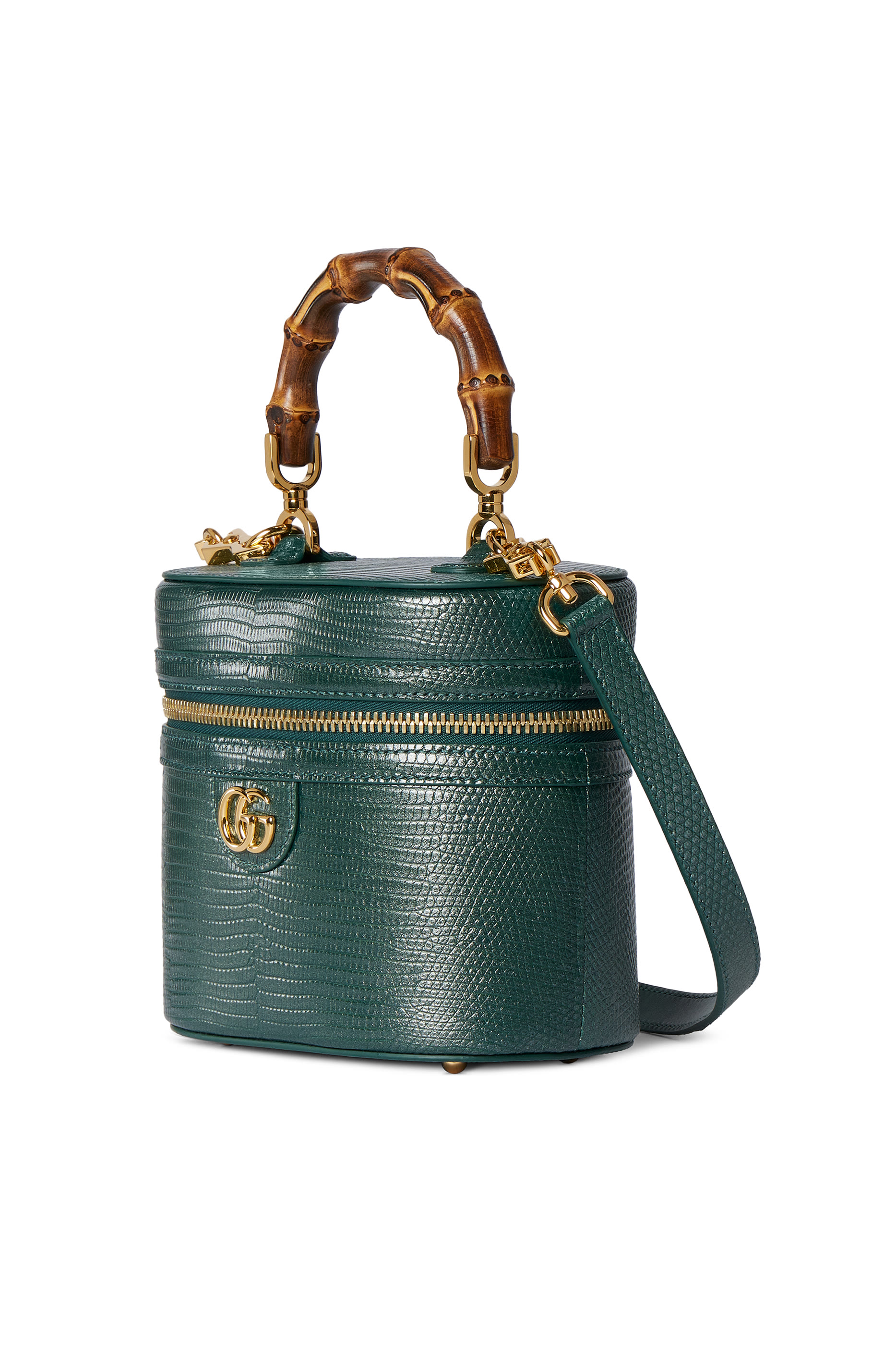 حقيبة مكياج صغيرة بيد بامبو