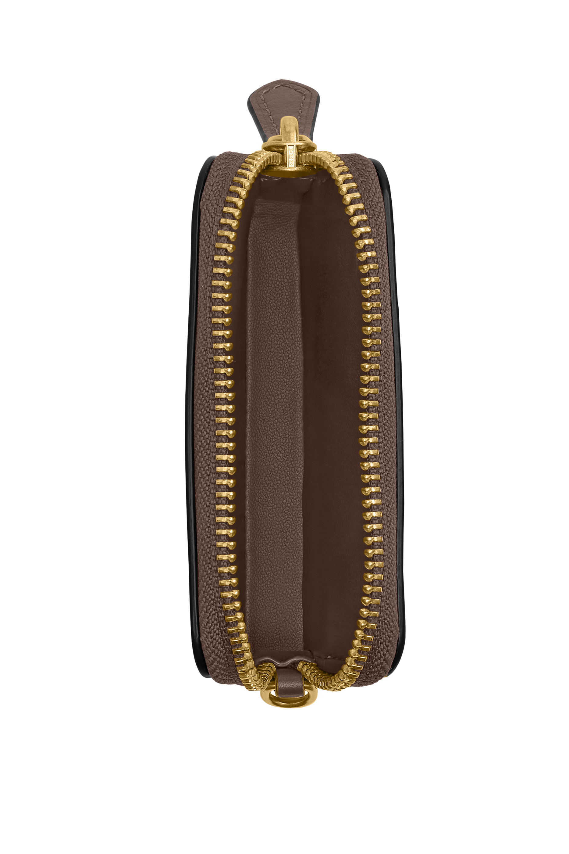 حافظة بطاقات بسحاب جلد