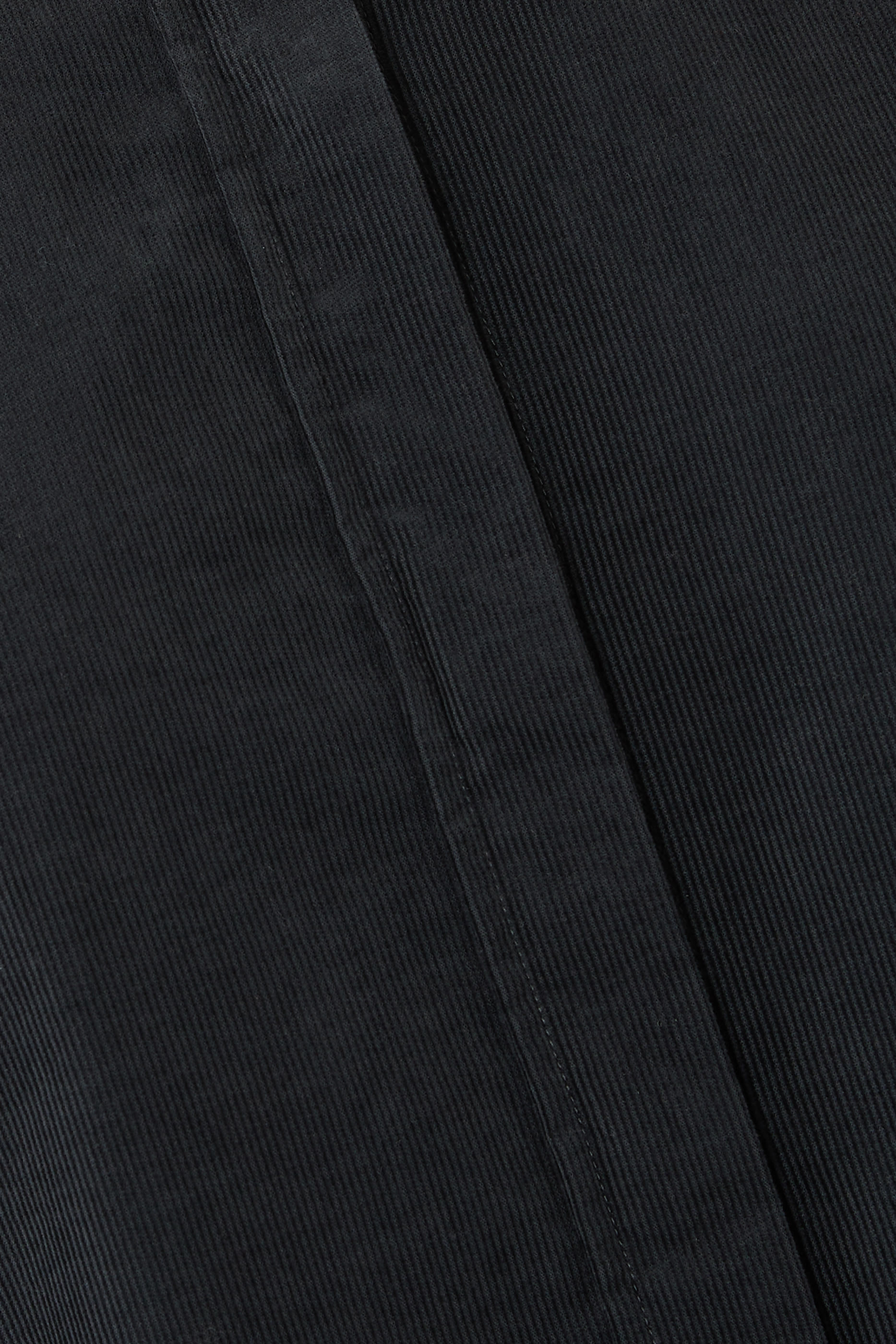 قميص بقصة فضفاضة قطن مخملي مضلع