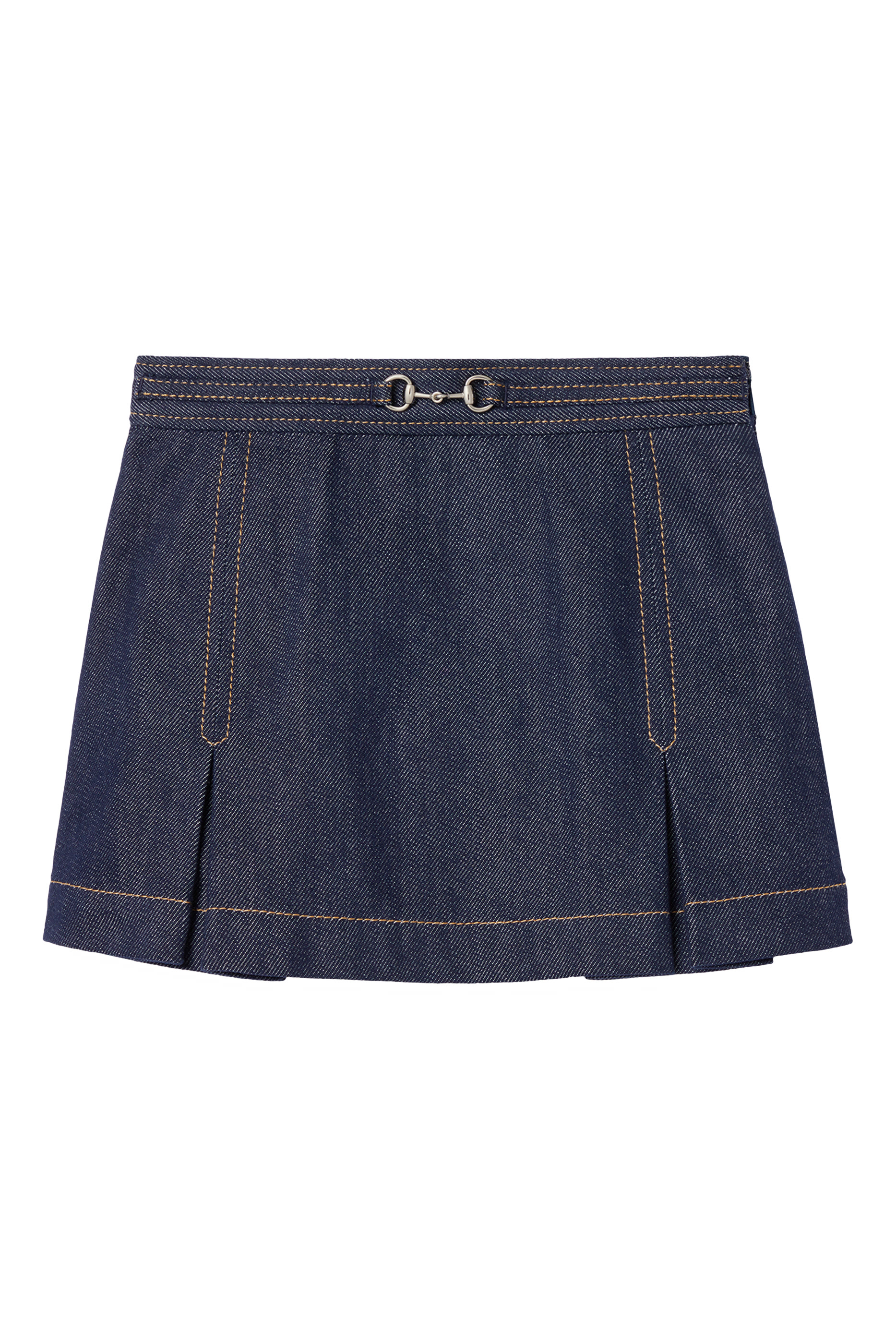 Kids Denim Skirt with Horsebit