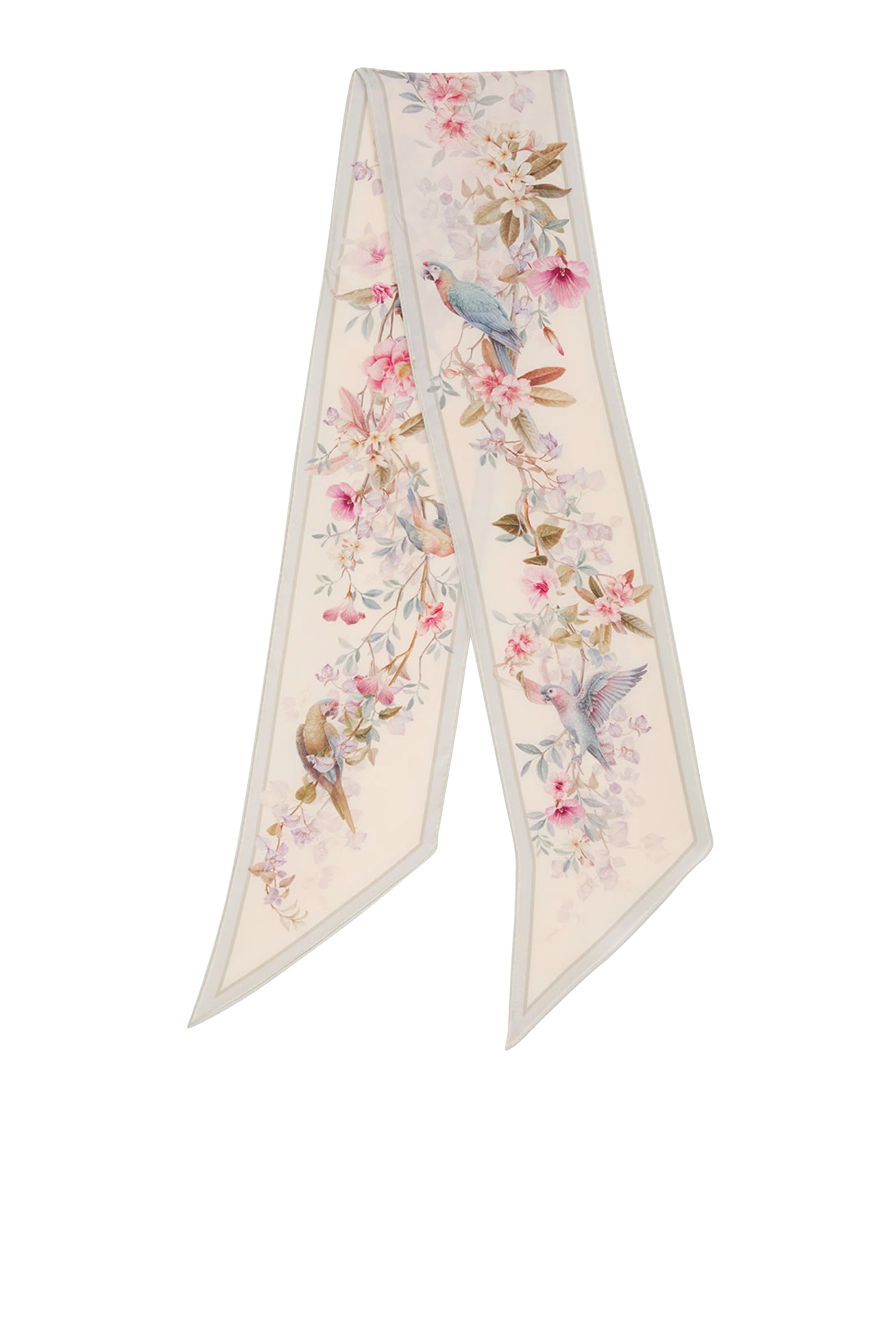 وشاح رقبة بطبعات حرير