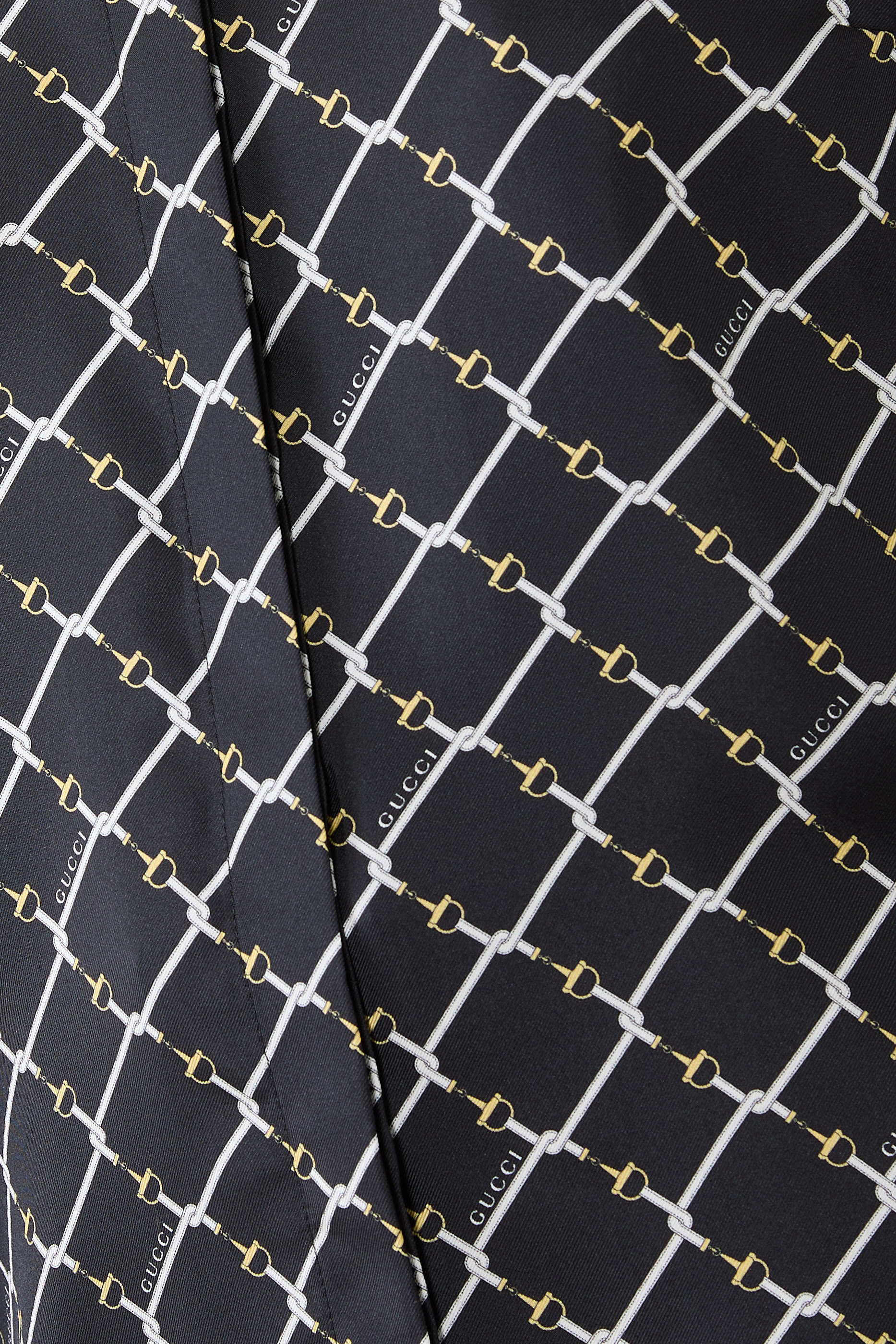 قميص بنقشة حرير تويل