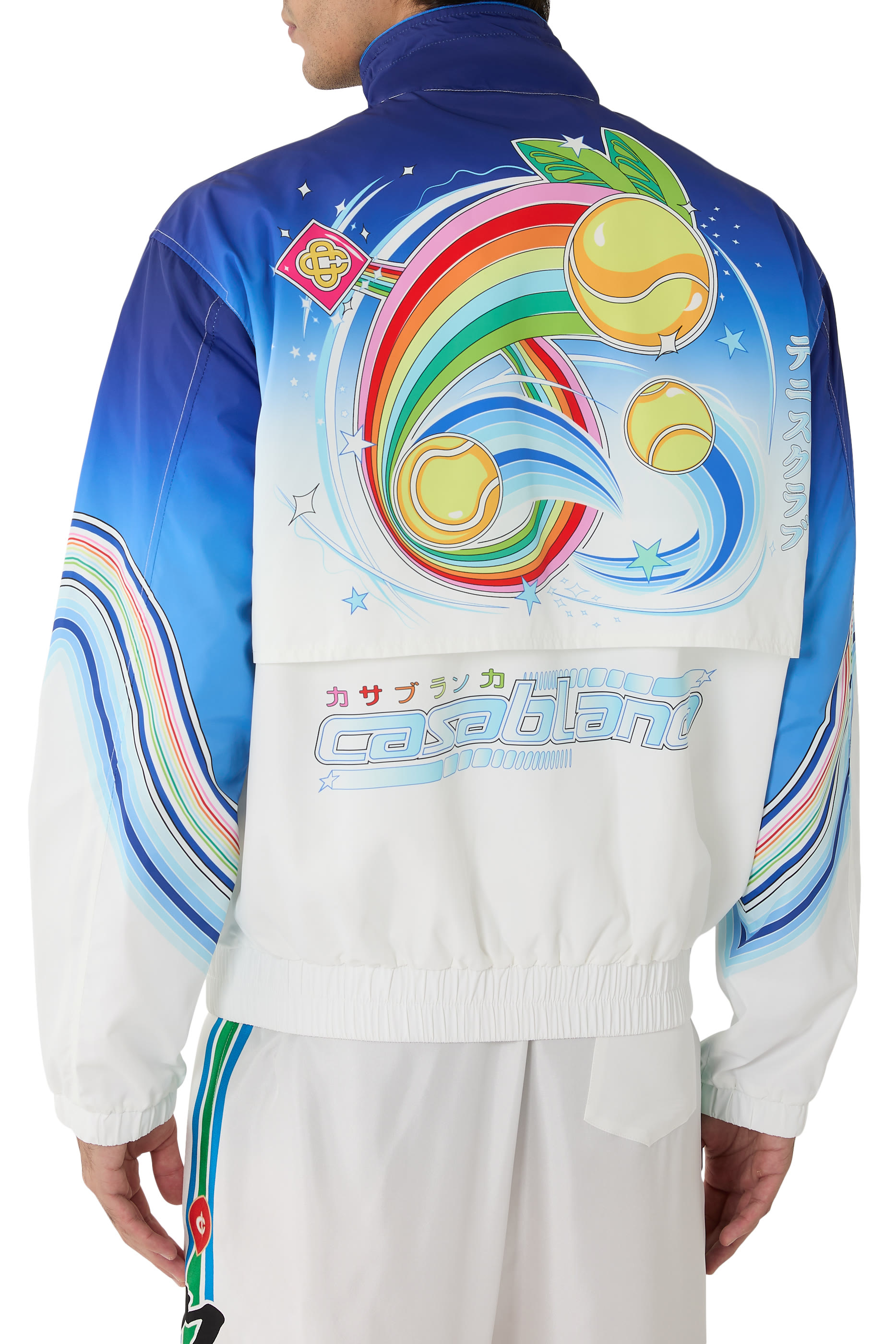 Printed Poly Taffeta Jacket 