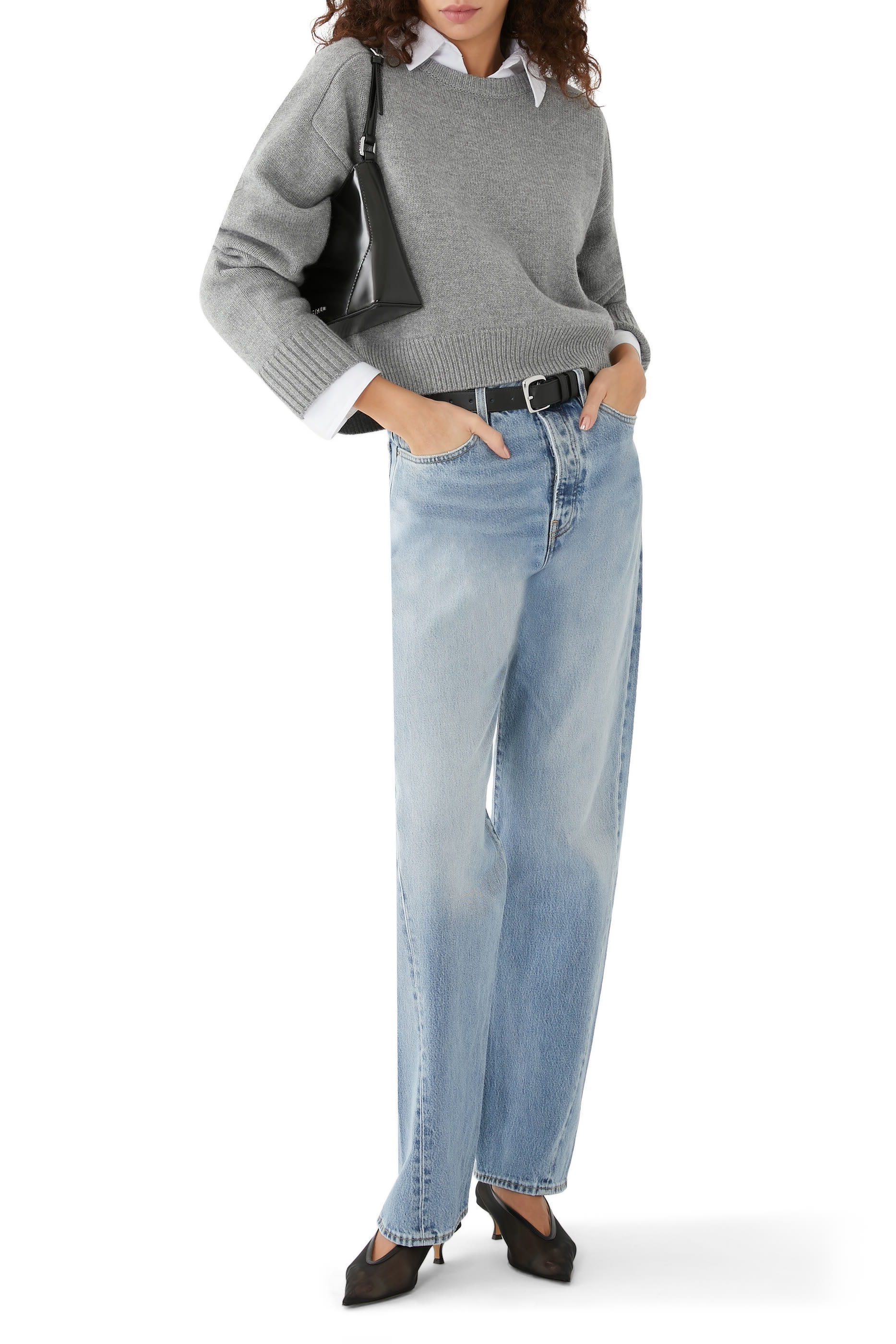 بنطال دنيم توسيتد سيم