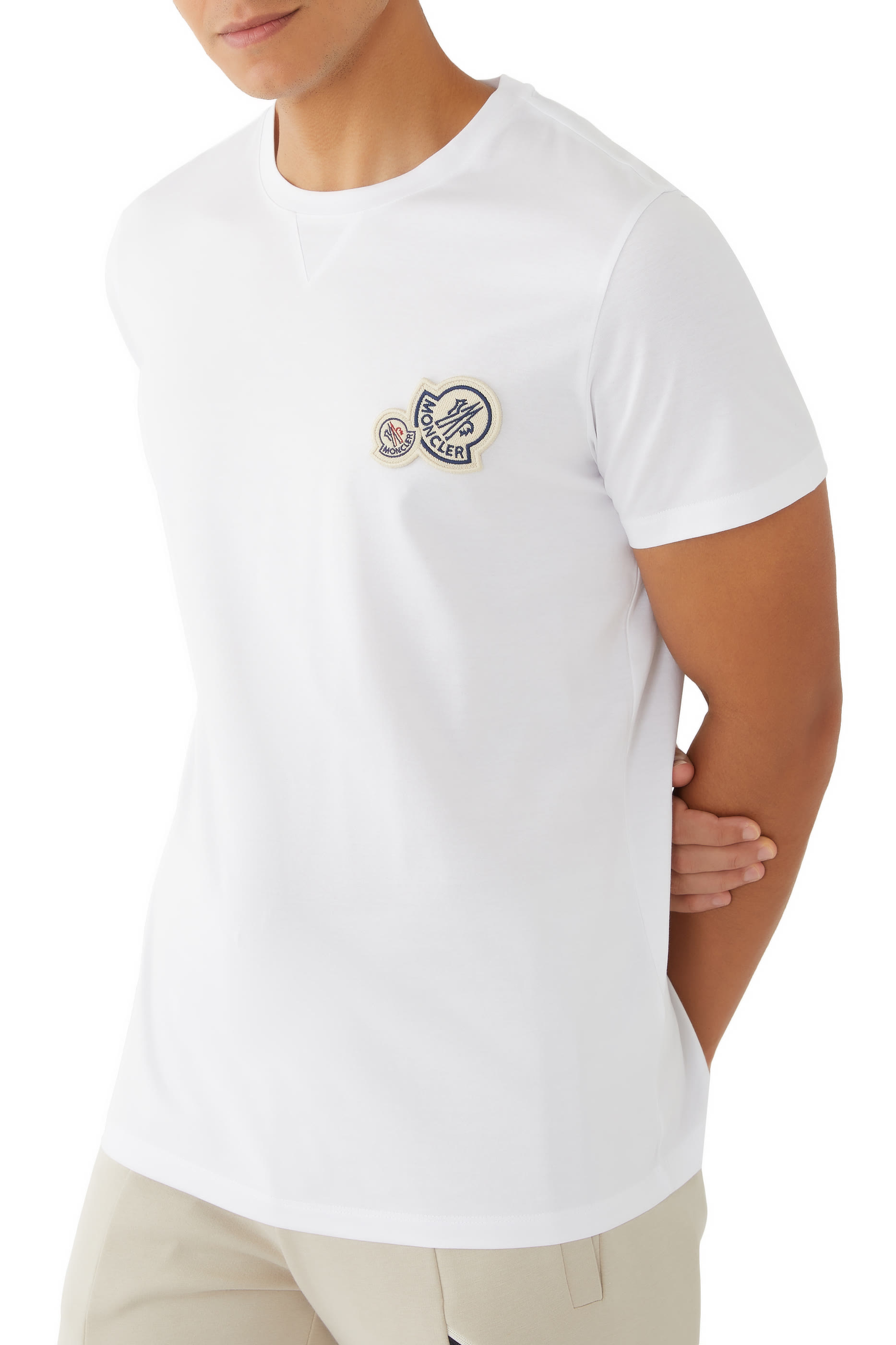 Double Logo Patch T-Shirt