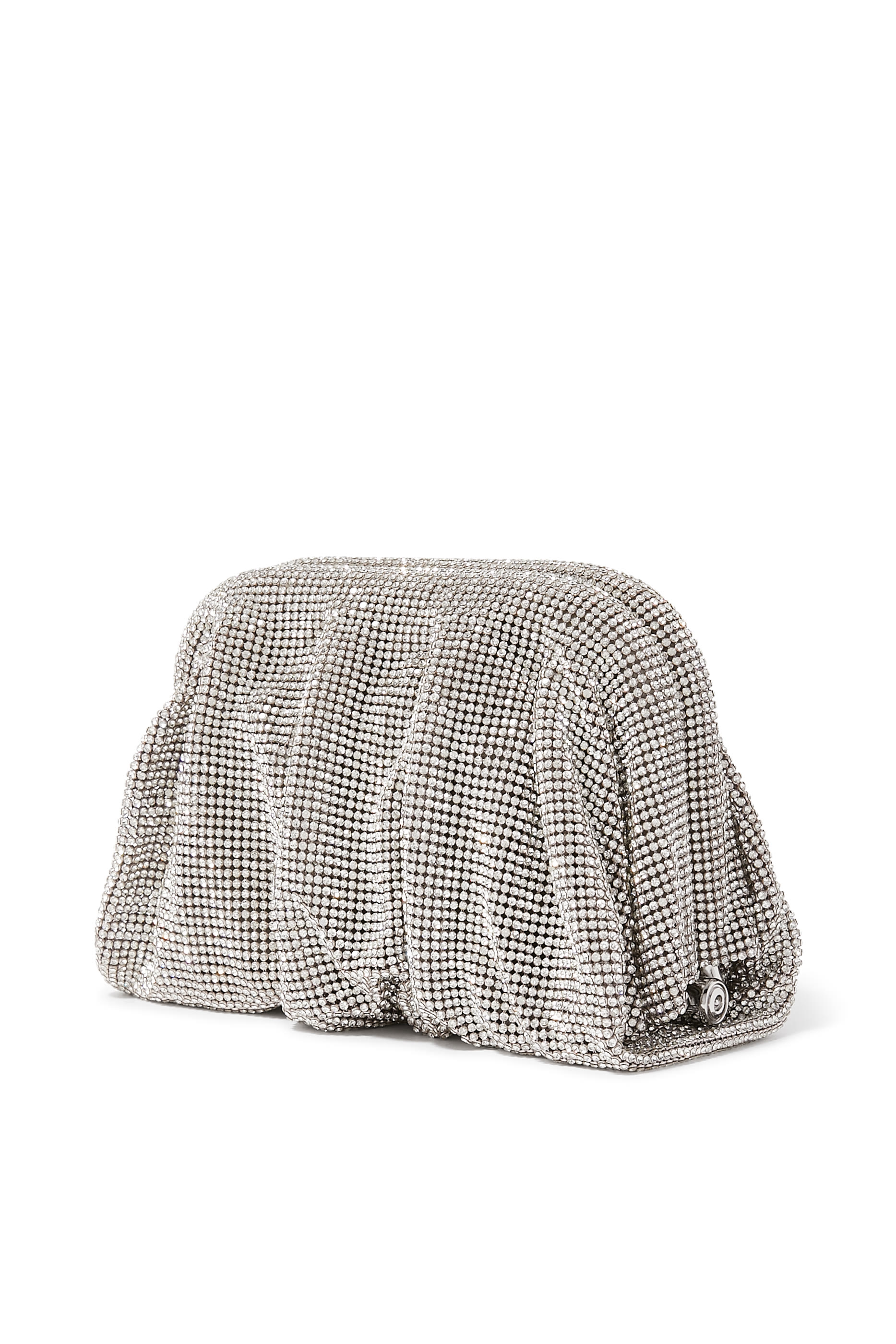 حقيبة كلاتش مرصعة بكريستال null