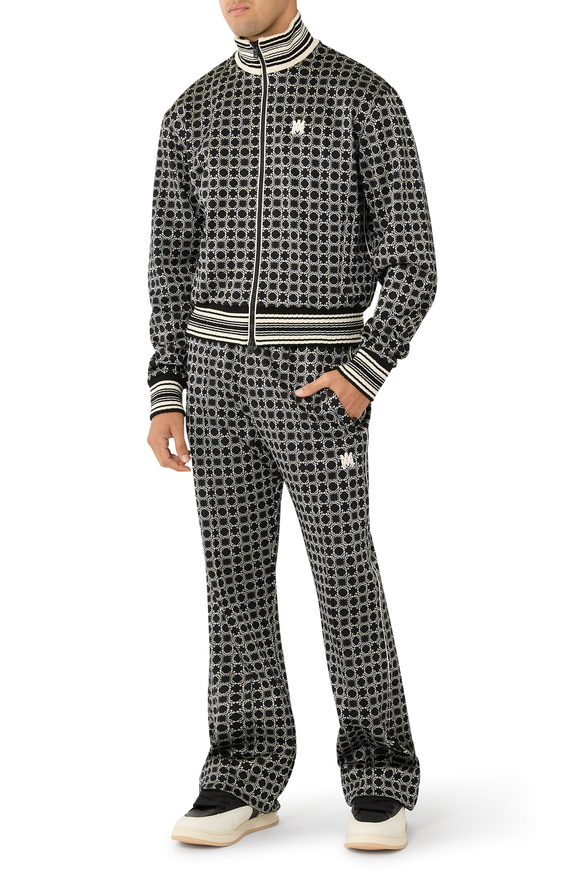 جاكيت رياضي كواد بحرفي شعار الماركة