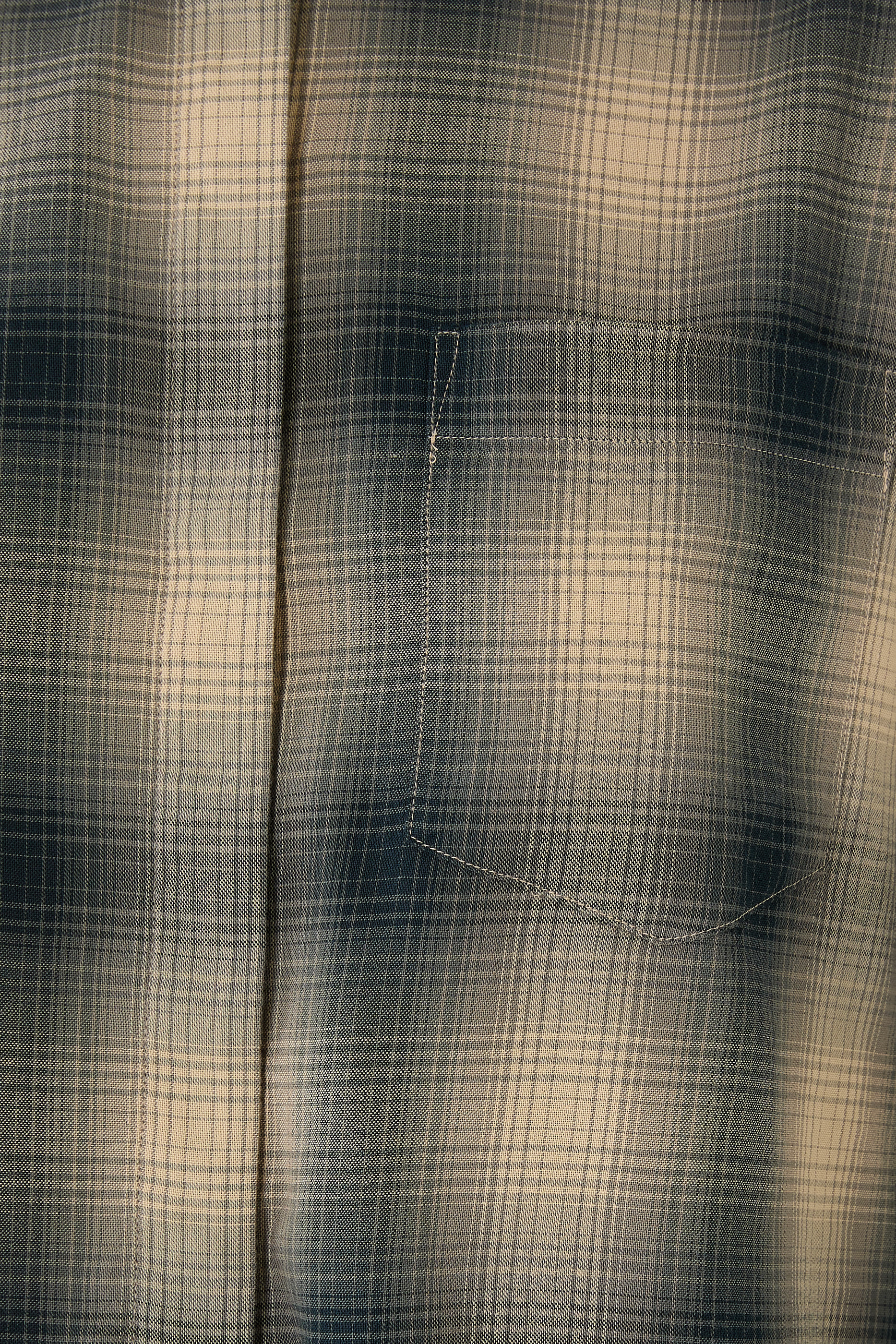 قميص مارين قصير بنقشة مربعات