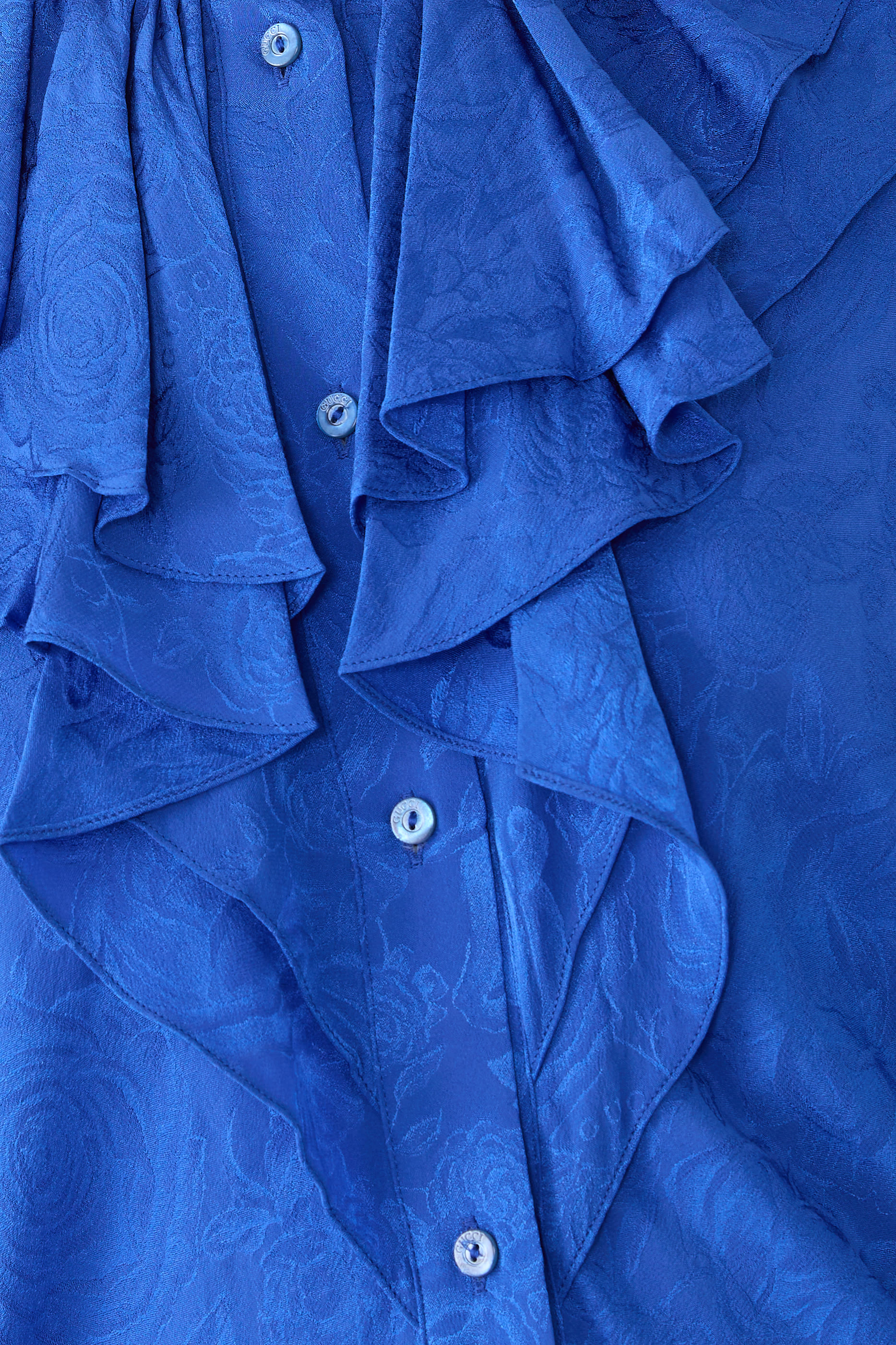 قميص حرير تويل جاكار