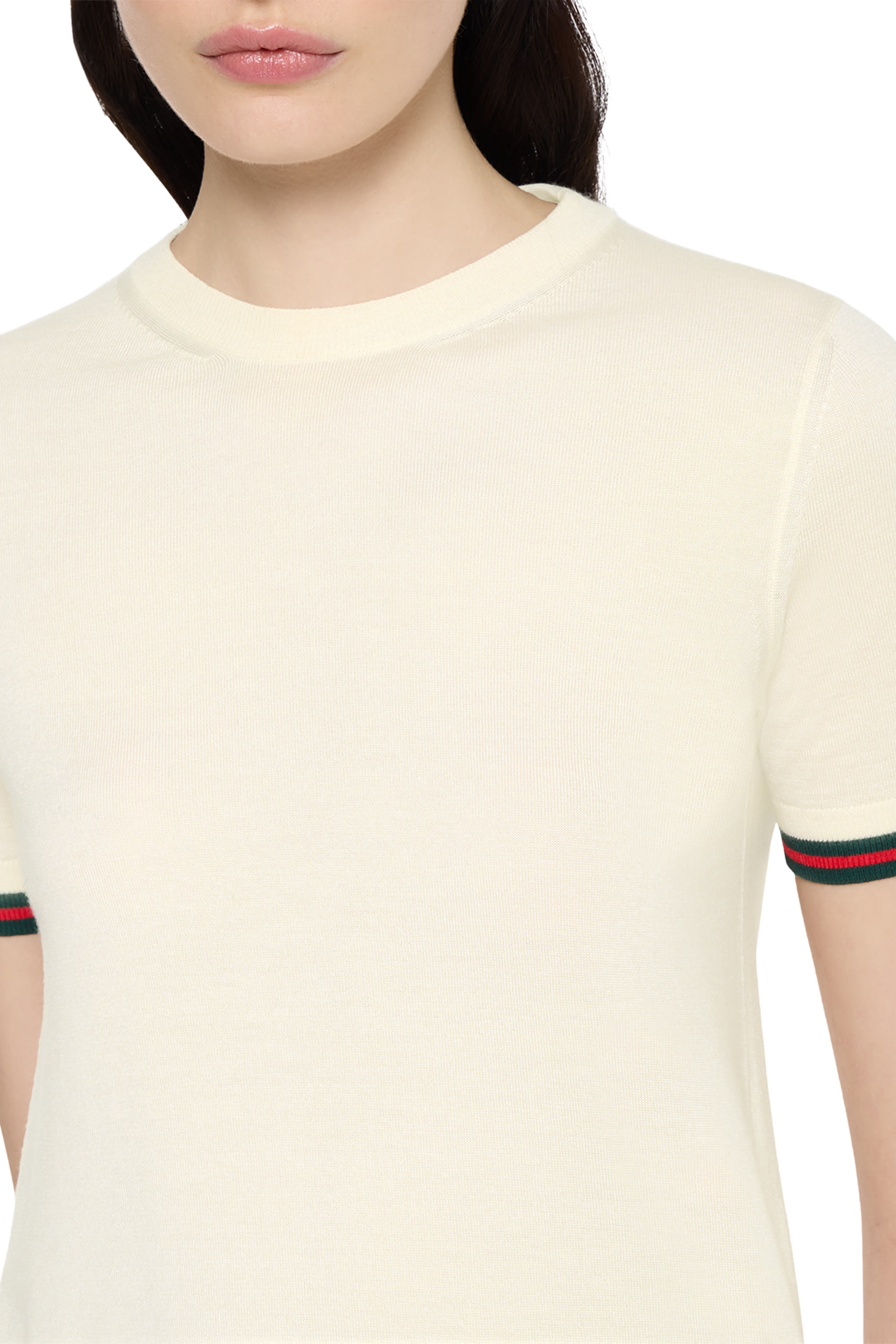 بلوزة حرير وكشمير فائق النعومة