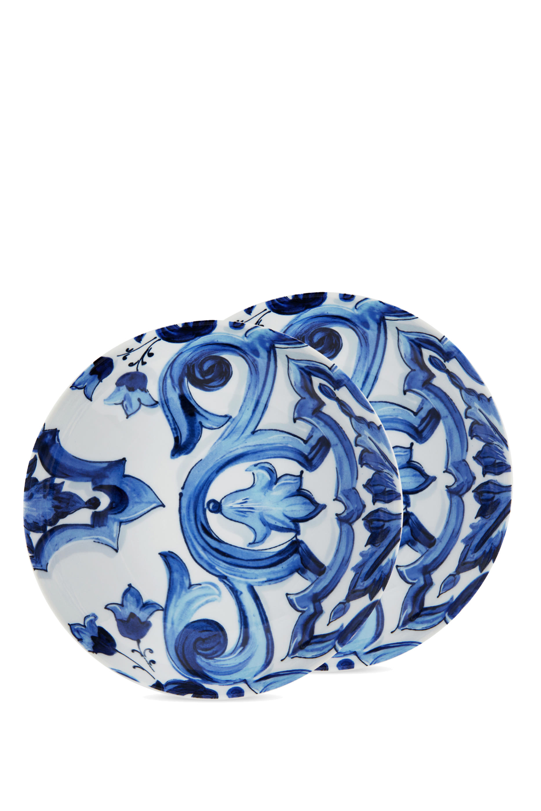 طقم أطباق شوربة بلو ميديتيرانيو فلور قطعتين